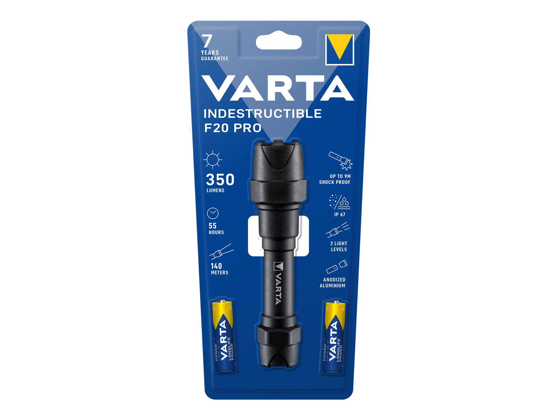 Lampe torche LED indestructible VARTA
