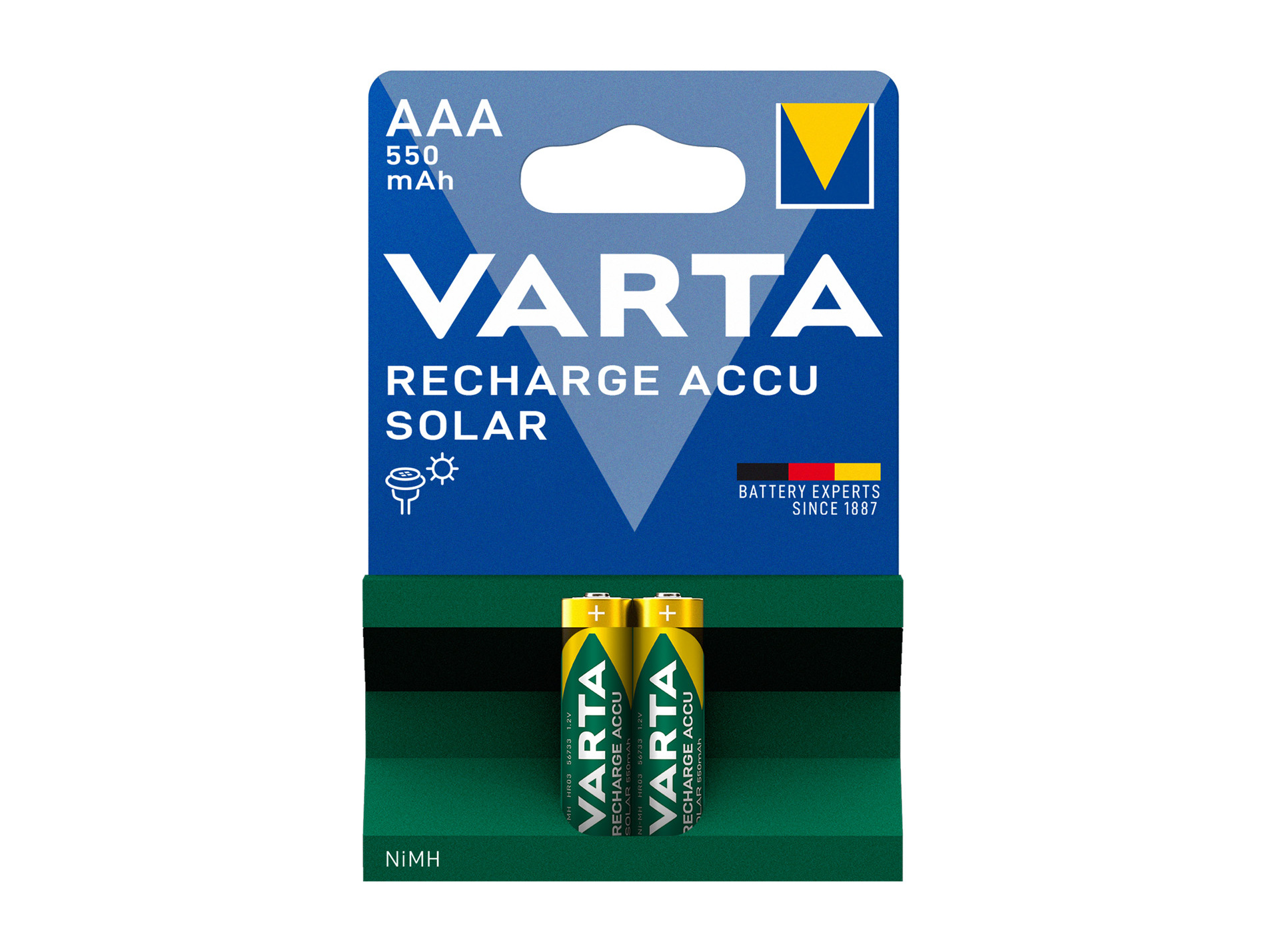 Batterie solaire HR03-AAA x2