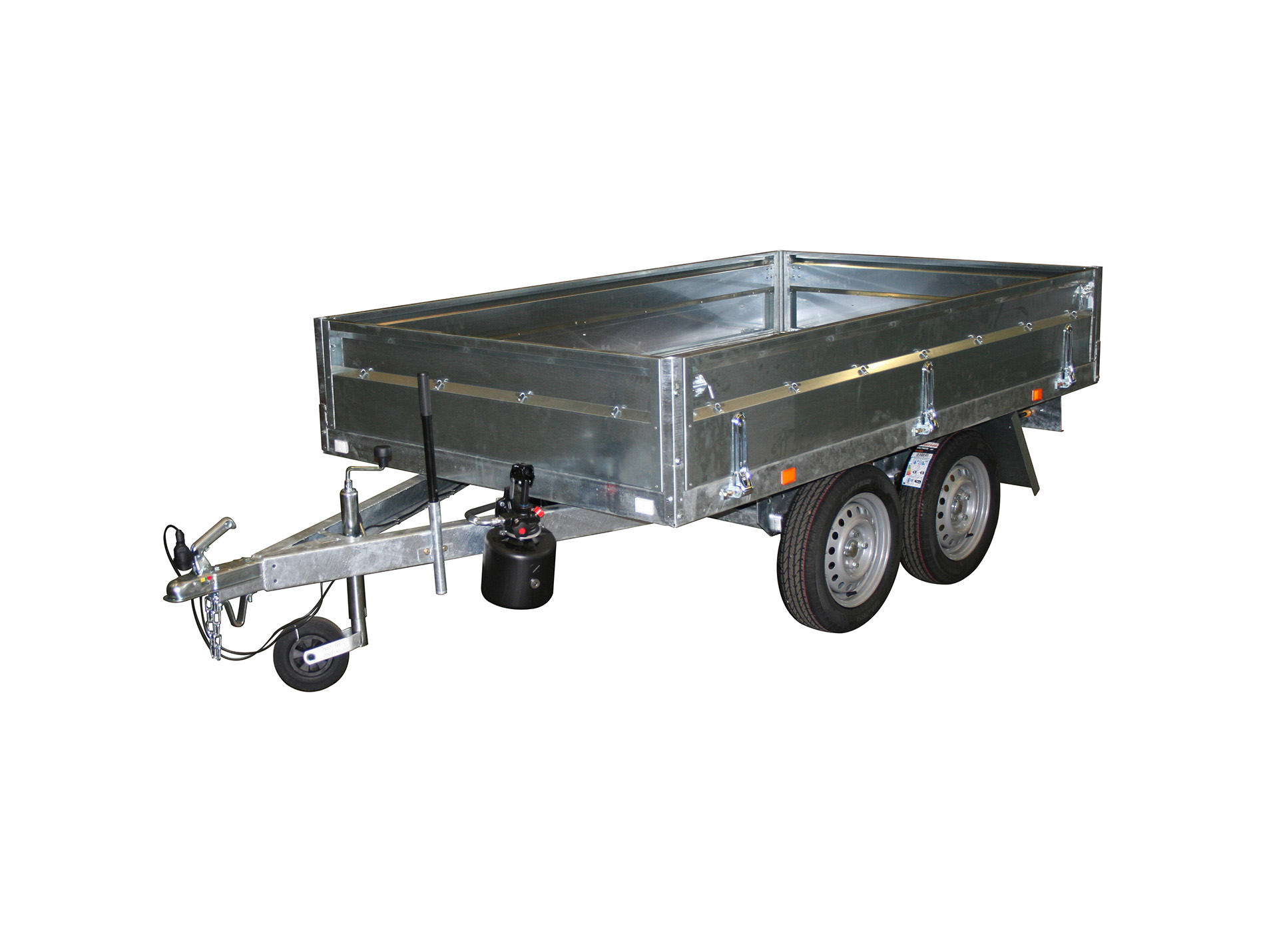 Remorque benne ERDE Expert BE 132 PM L.2,42m 750kg