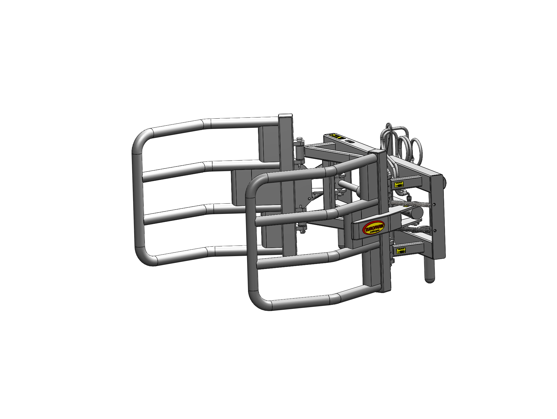Pince balle EUROFARM charge maxi 1200kg attelage euro