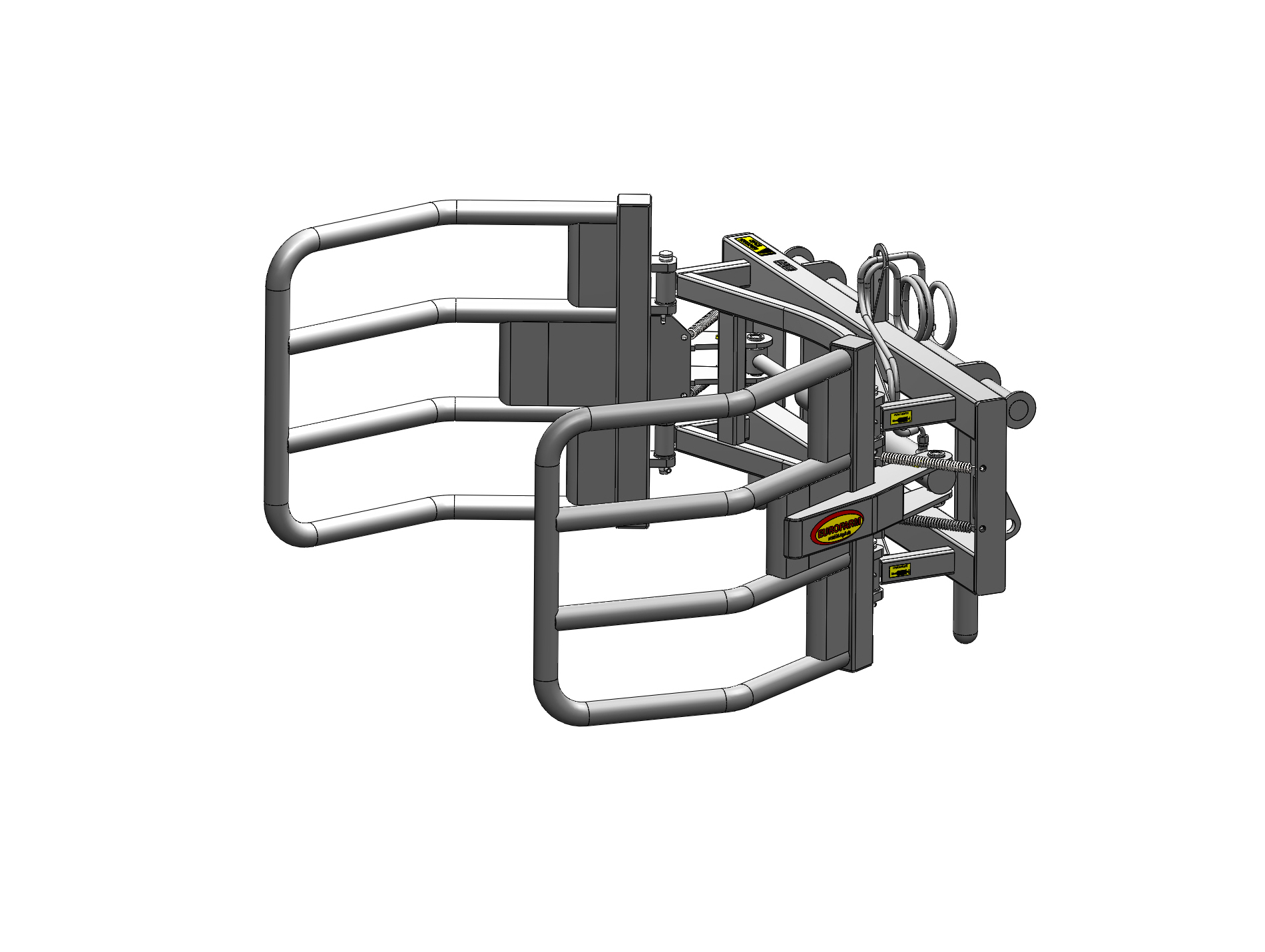 Pince balle EUROFARM charge maxi 1200kg attelage MX