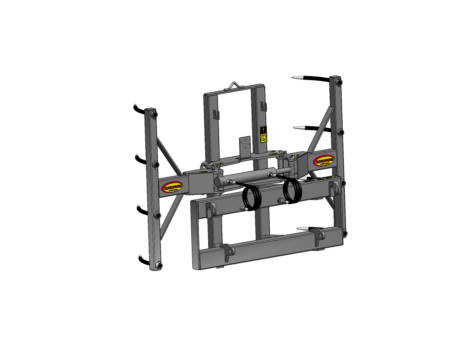 Pic botte EUROFARM 8 dents 420x25mm attelage euro