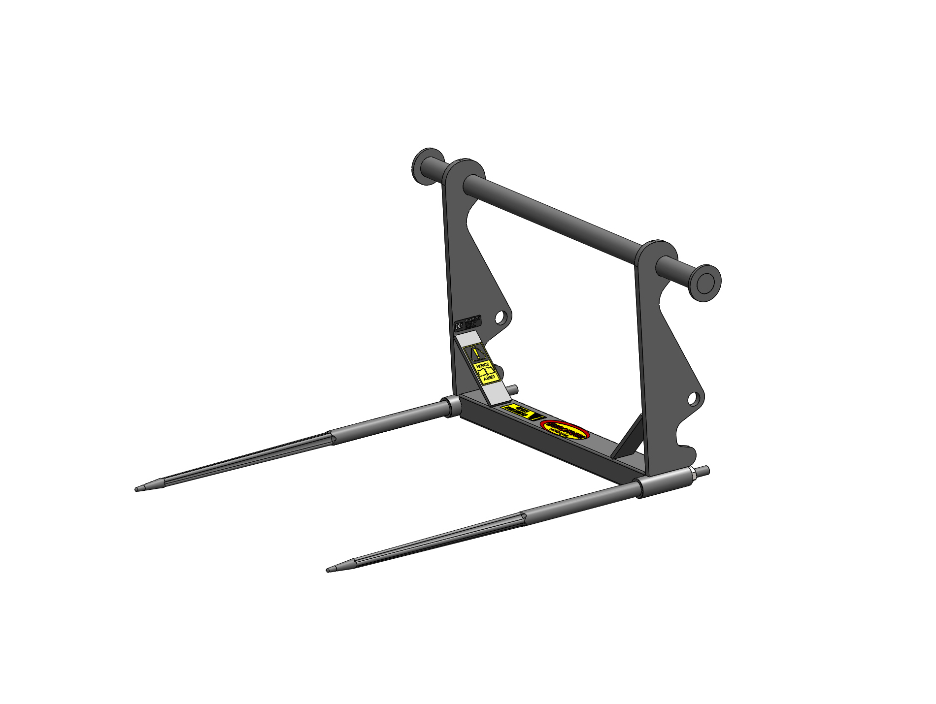 Pic botte EUROFARM 2 dents 1100x42mm attelage MX