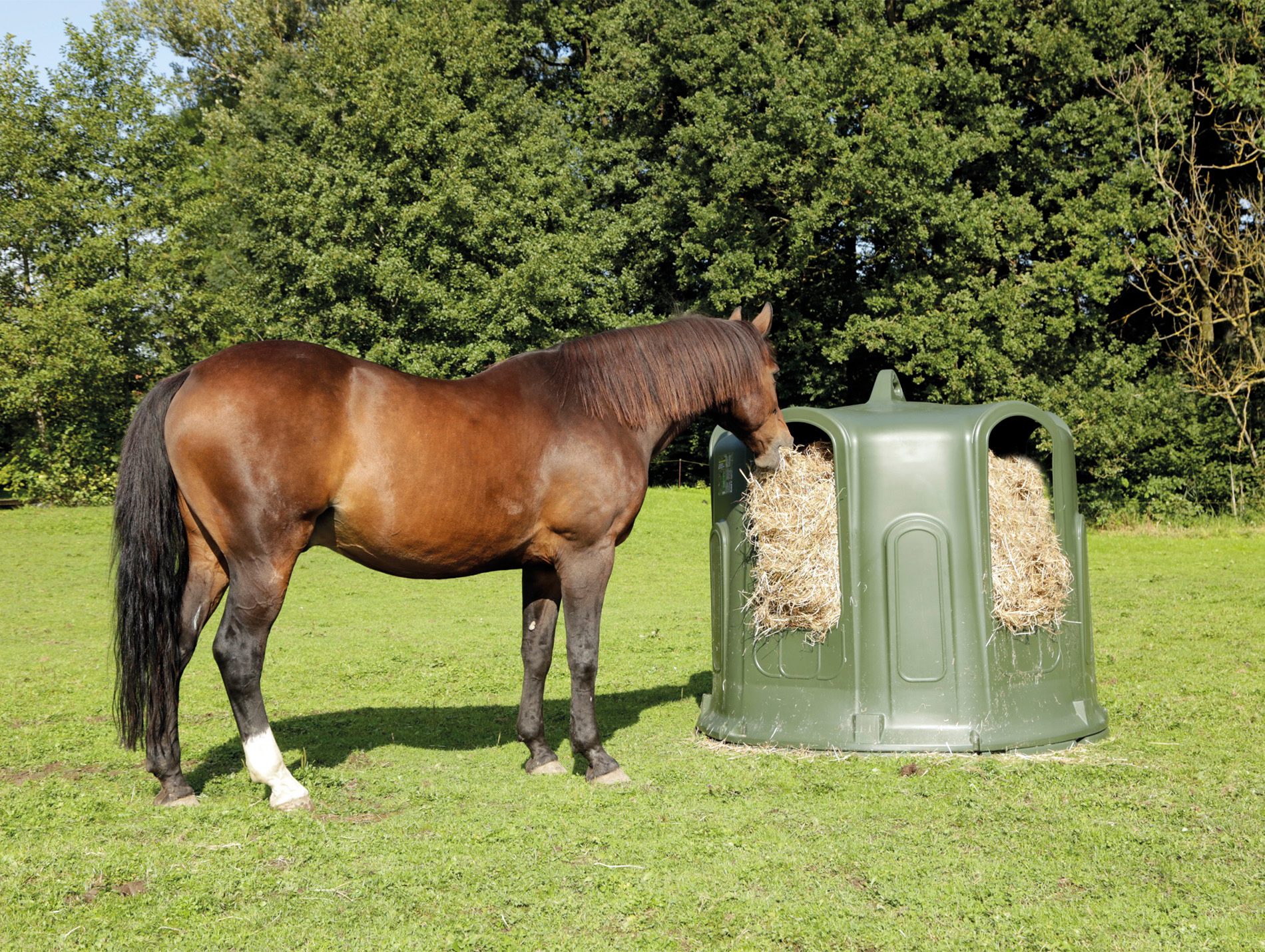 Cloche à foin KERBL plastique 5 places Ø1,60m