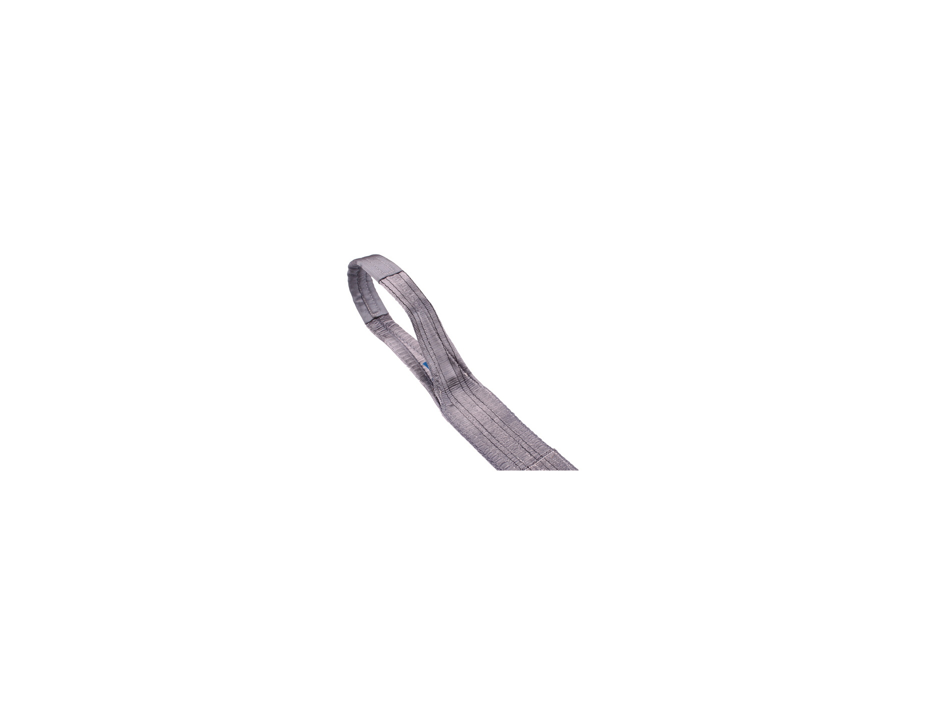 Elingue textile plate 120mm 4T gris / longueur 2,5M