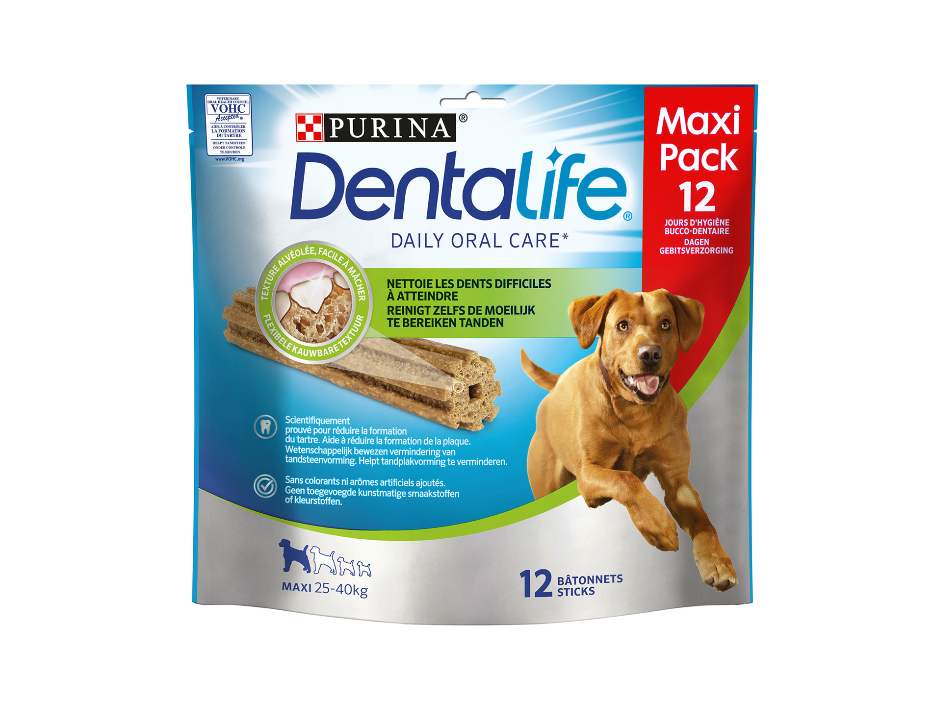 Bâtonnet à mâcher DENTALIFE maxi par 12