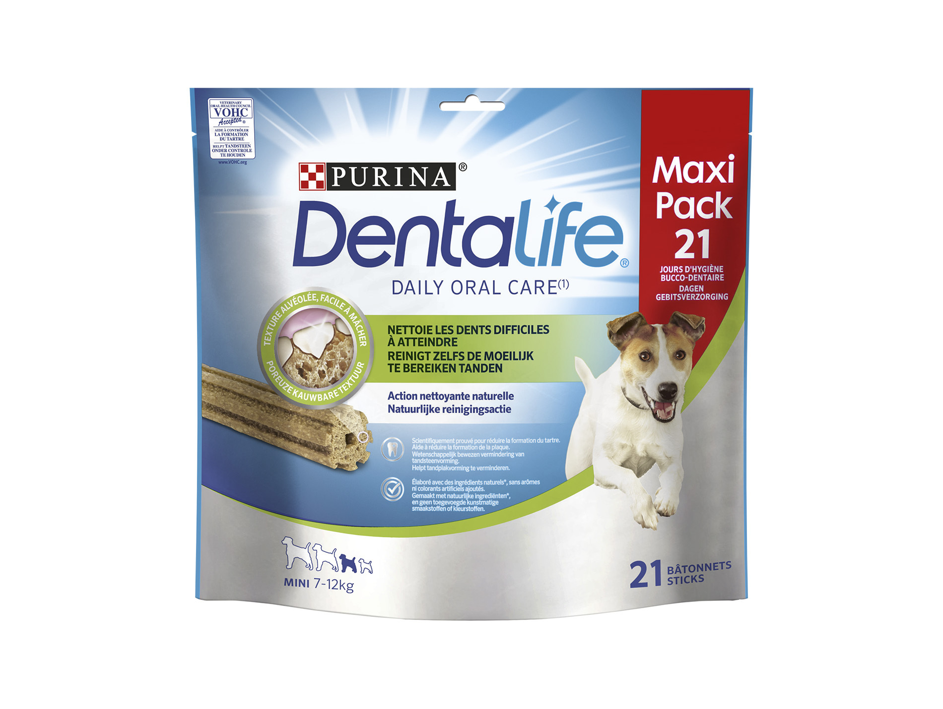 Bâtonnet à mâcher DENTALIFE Mini par 21
