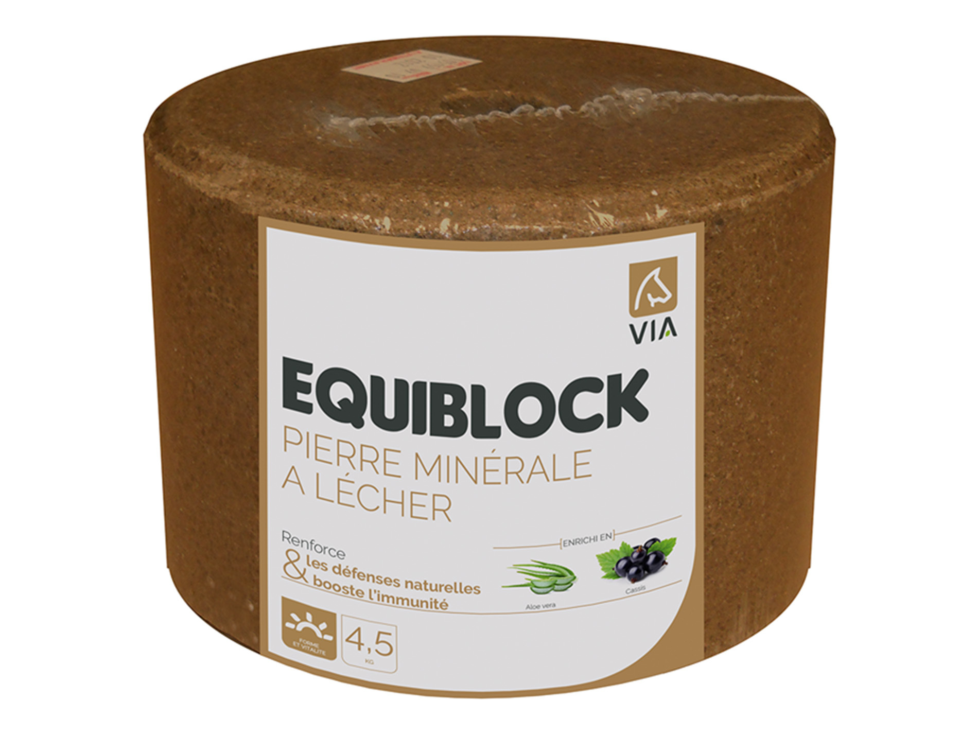 Pierre minérale à lécher EquiblocK VIA 4,5kg