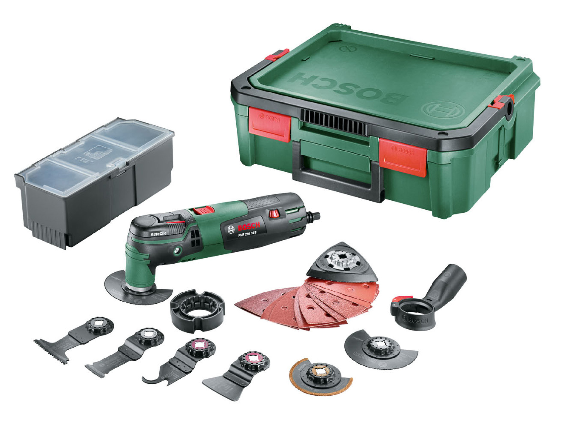 OUTIL MULTIFONCTIONS BOSCH  PMF250CES+SYSTEMBOX