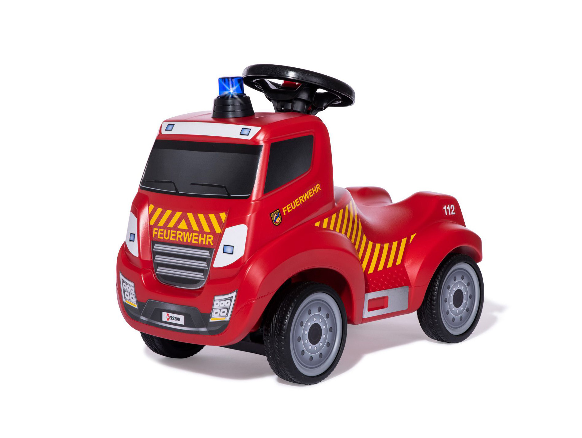 Camion porteur ROLLY TOYS FerbedoCamion Incendie rouge