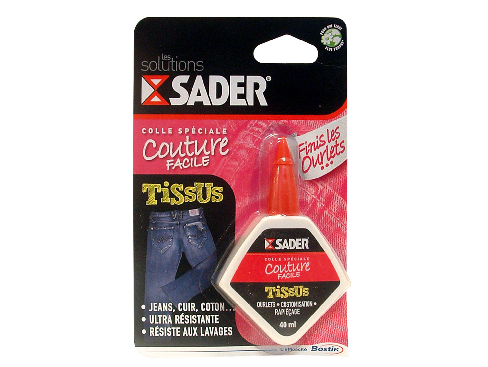 Colle tissus SADER finis les ourlets 40ML