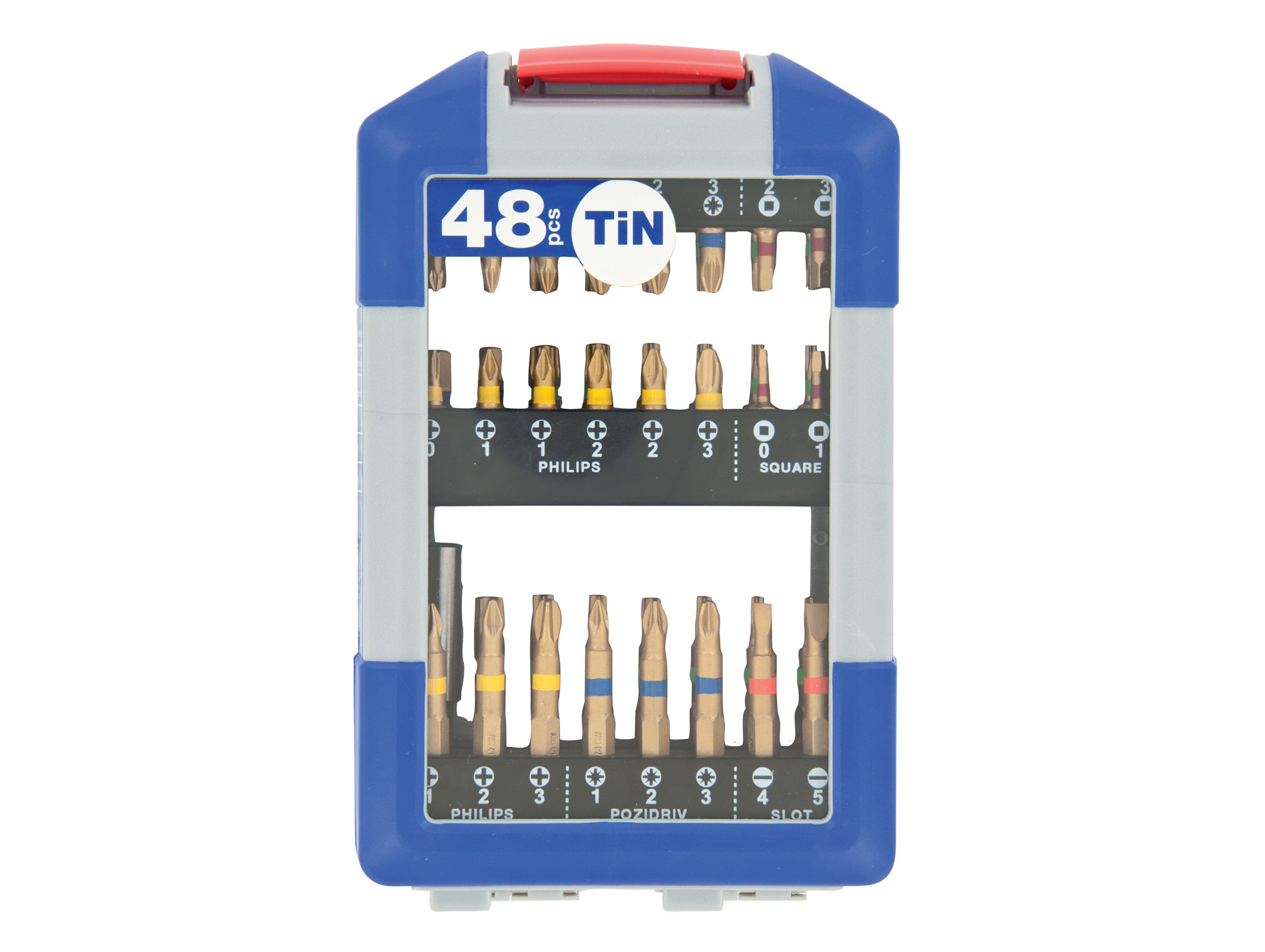 Coffret 48 pièces embouts torsion TIVOLY