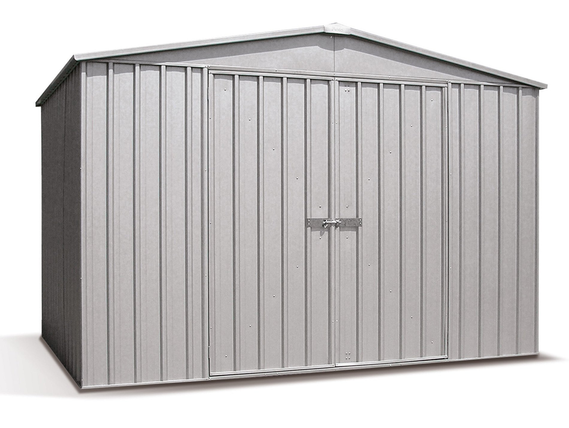 Abri jardin métal Fraser 6,54m² acier galvanisé 2 portes