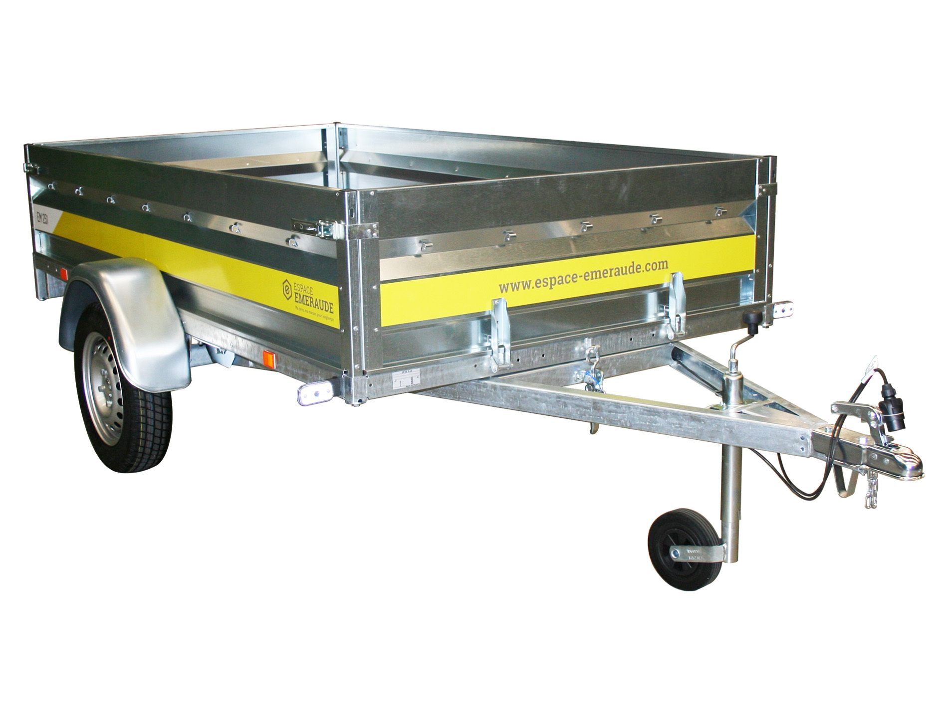 Remorque bagagère ESPACE EMERAUDE EM251 L.2,5m 500kg