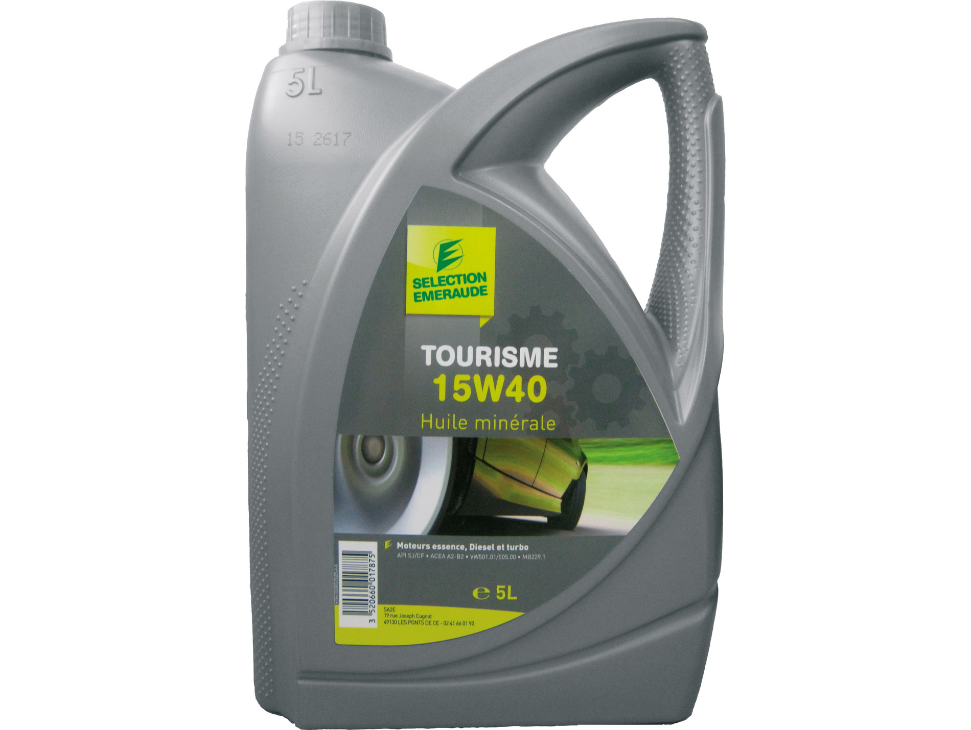 Huile moteur Tourisme 15W40 5L