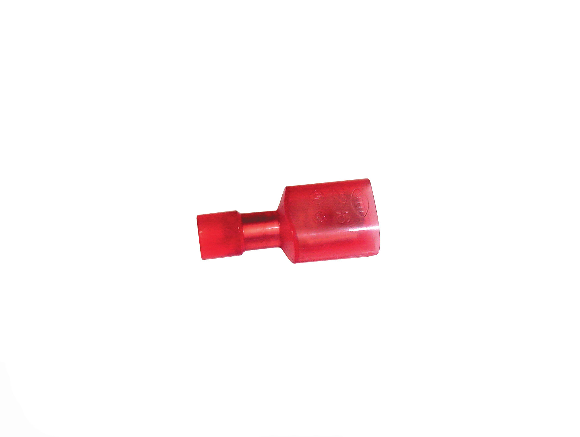 Cosse électrique isolé plate M+F Ø0,25-1,65mm2 rouge x20