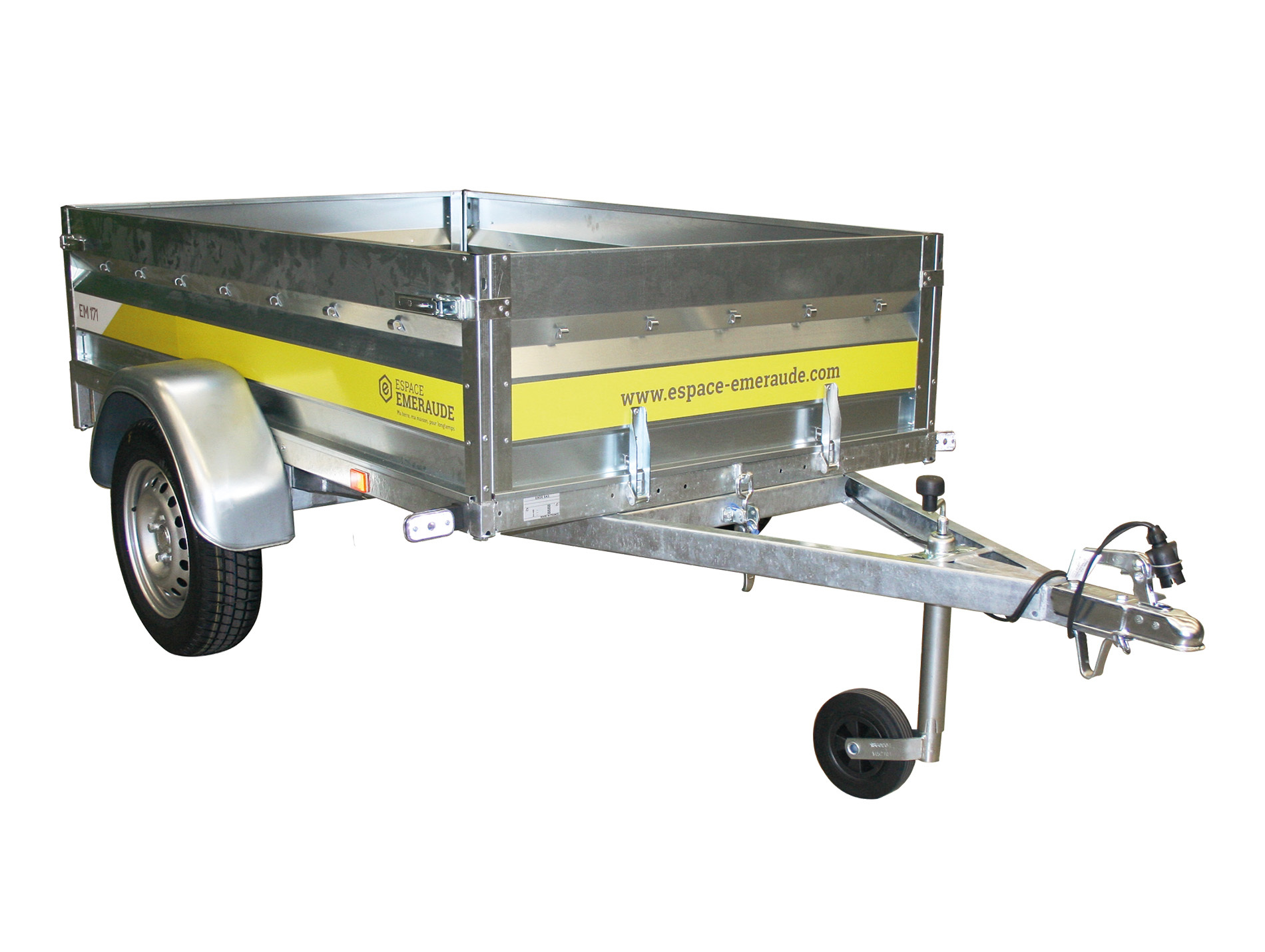 Remorque bagagère ESPACE EMERAUDE EM171 L.1,7m 500kg