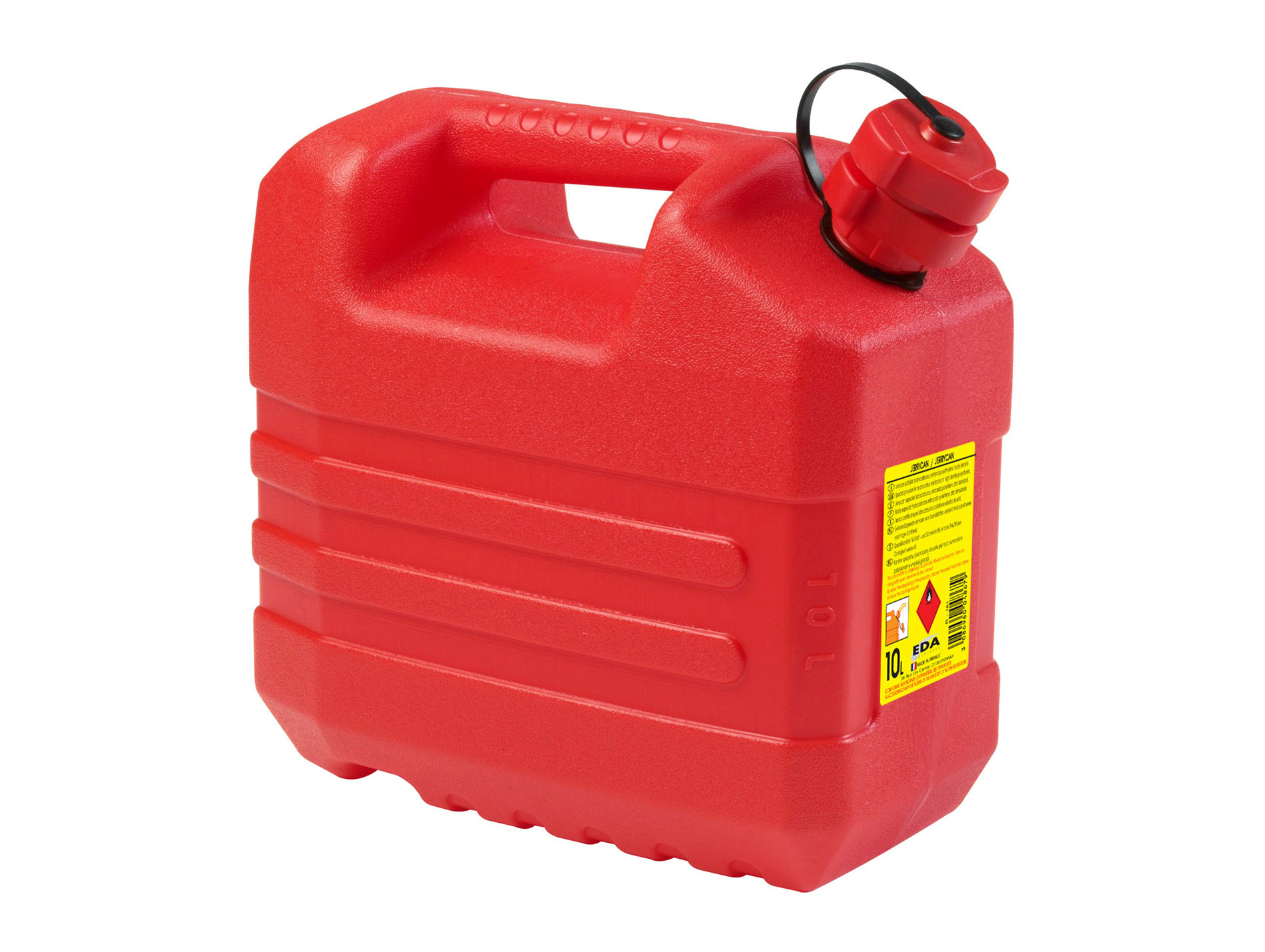 Jerrican carburant rouge 10L