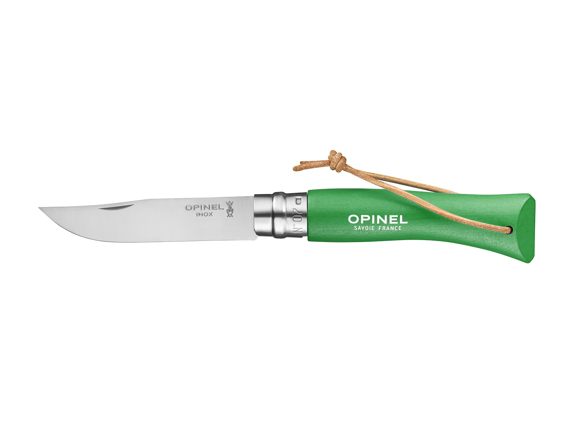 Couteau baroudeur n°7 OPINEL Vert L.8cm
