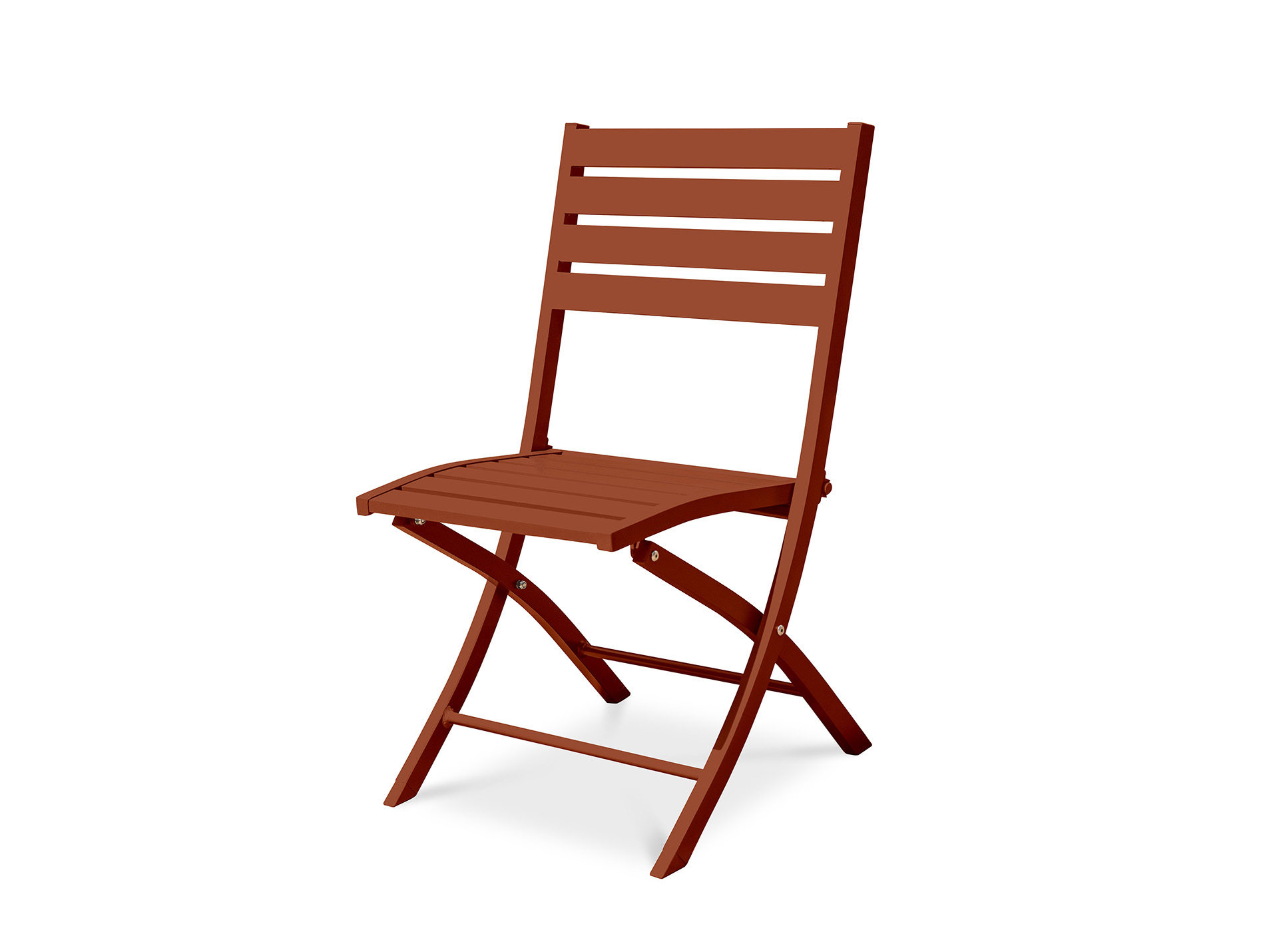 Chaise pliante aluminium DCB GARDEN Marius terracotta