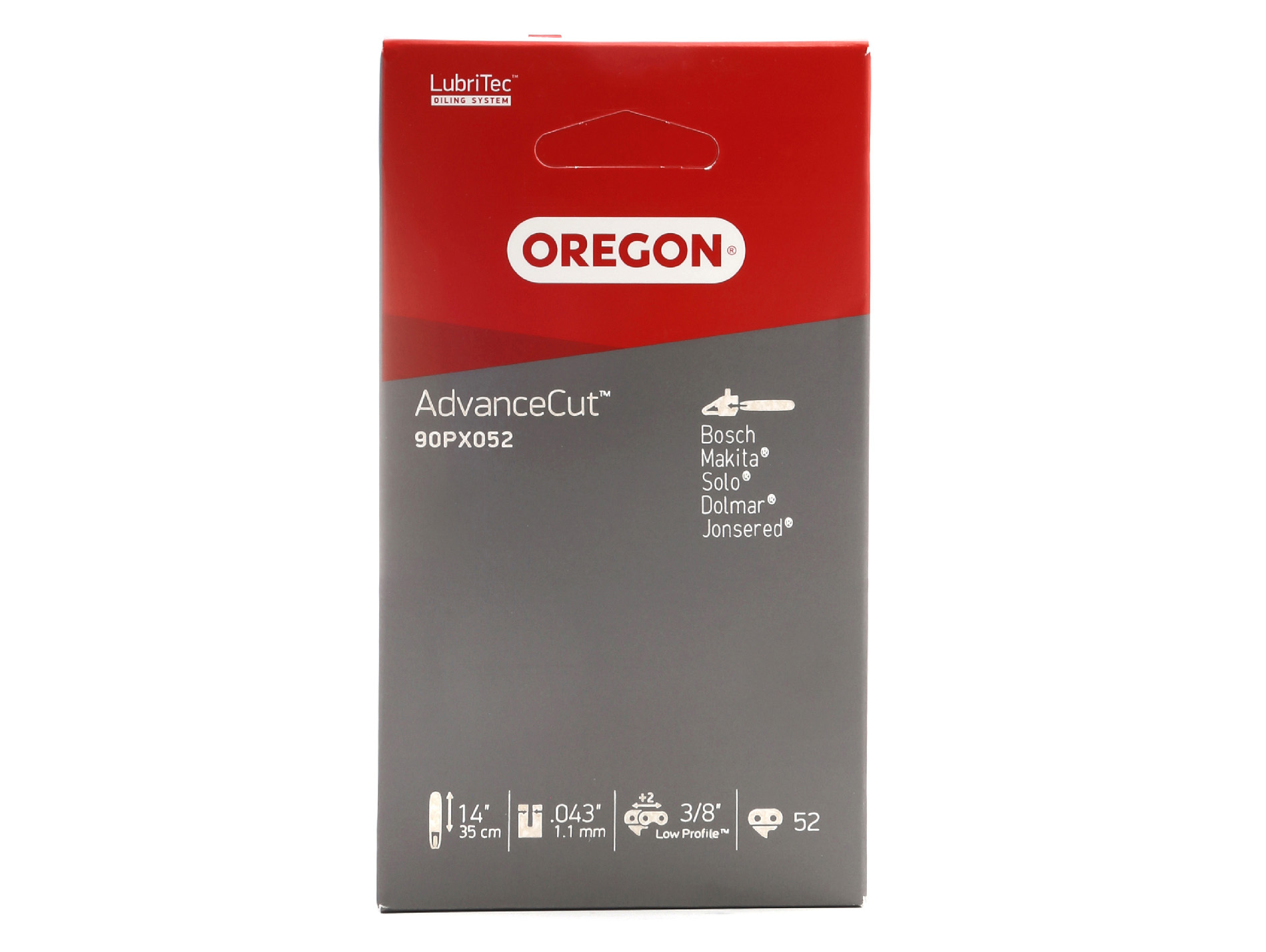 Chaîne micro-lite OREGON AdvanceCut L.35cm 3/8" 52 maillons