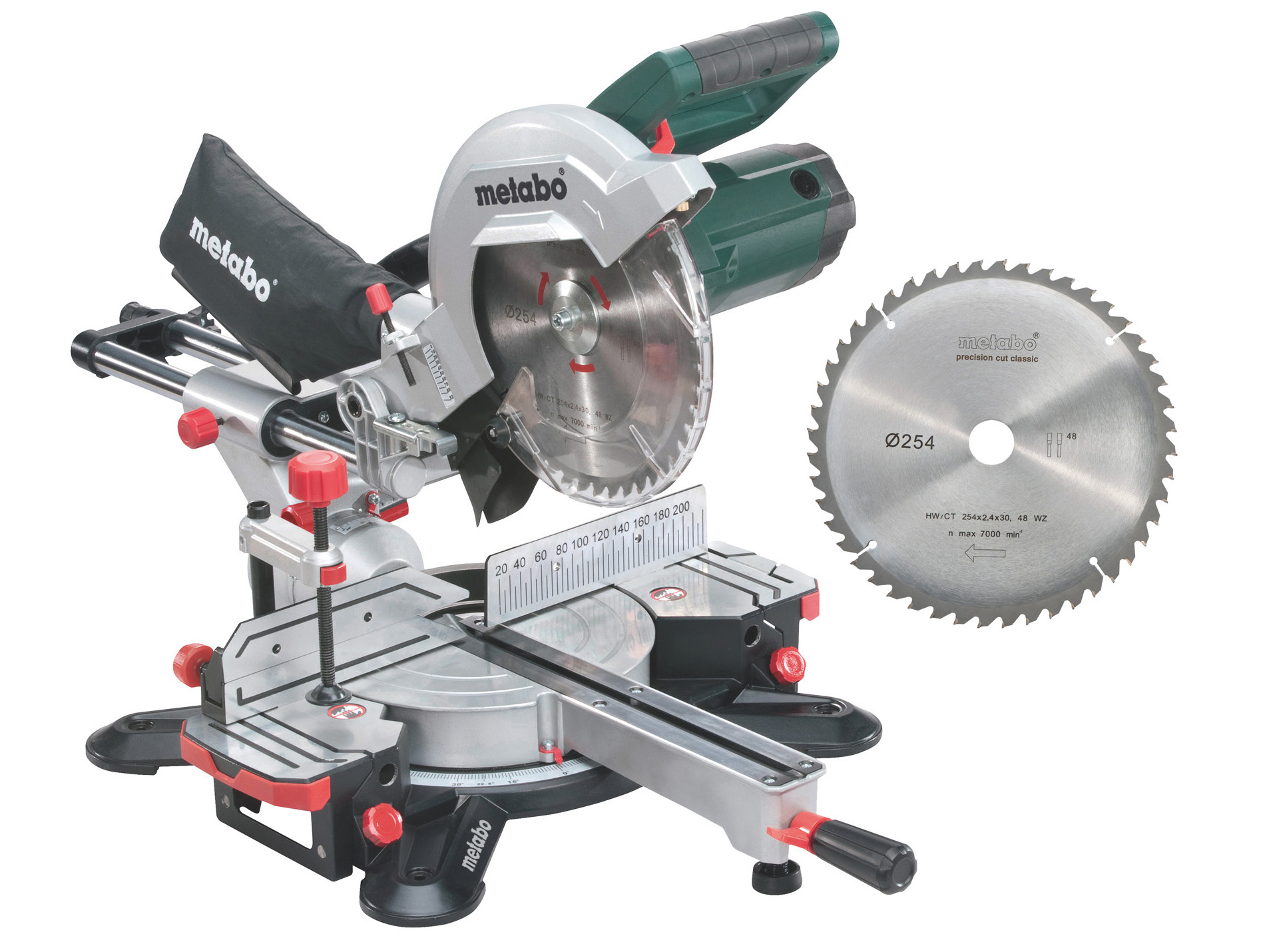 Scie à onglet radiale KGS254M METABO