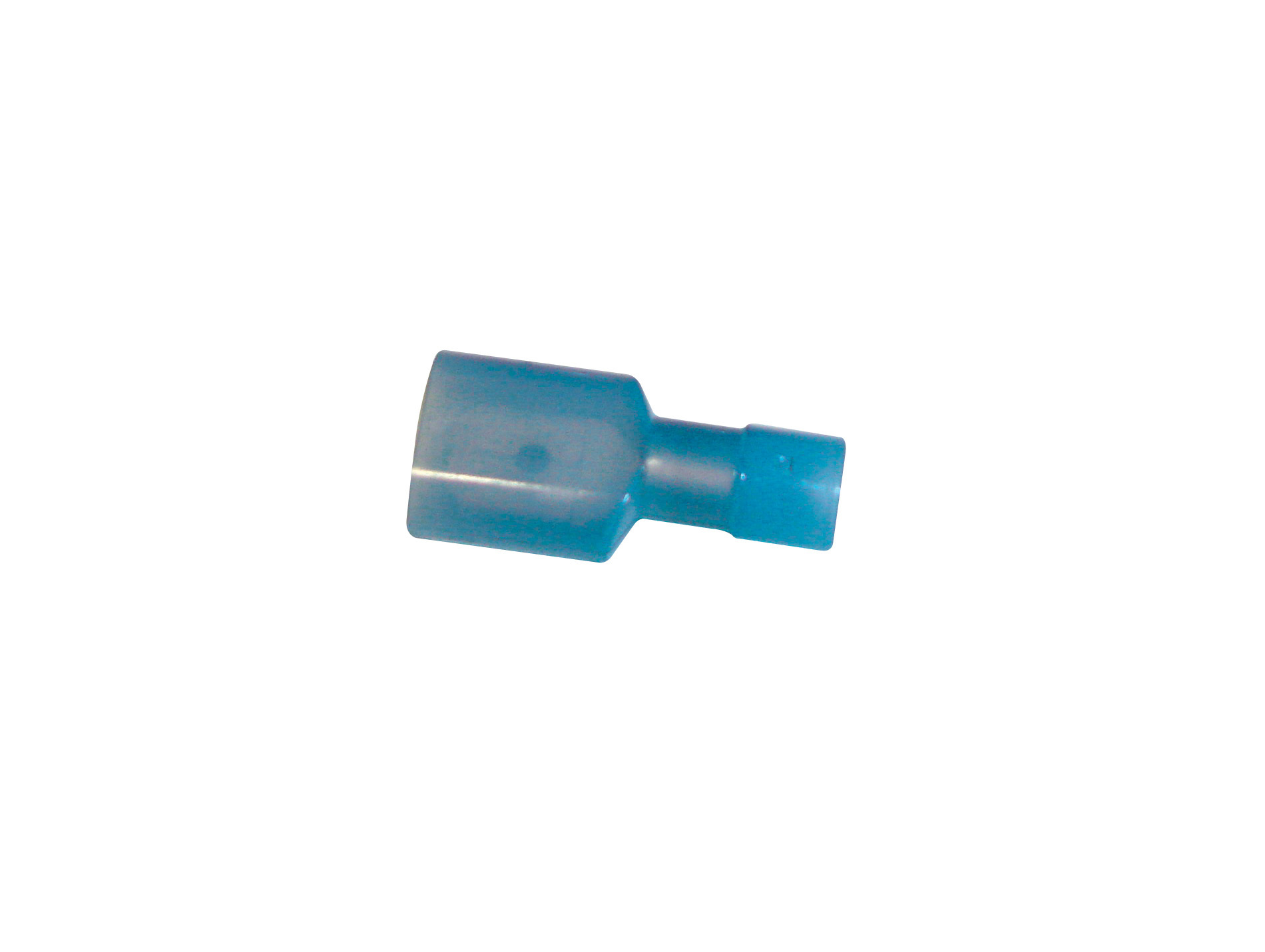 Cosse électrique isolée plate M+F Ø1,04-2,63mm2 bleu x20
