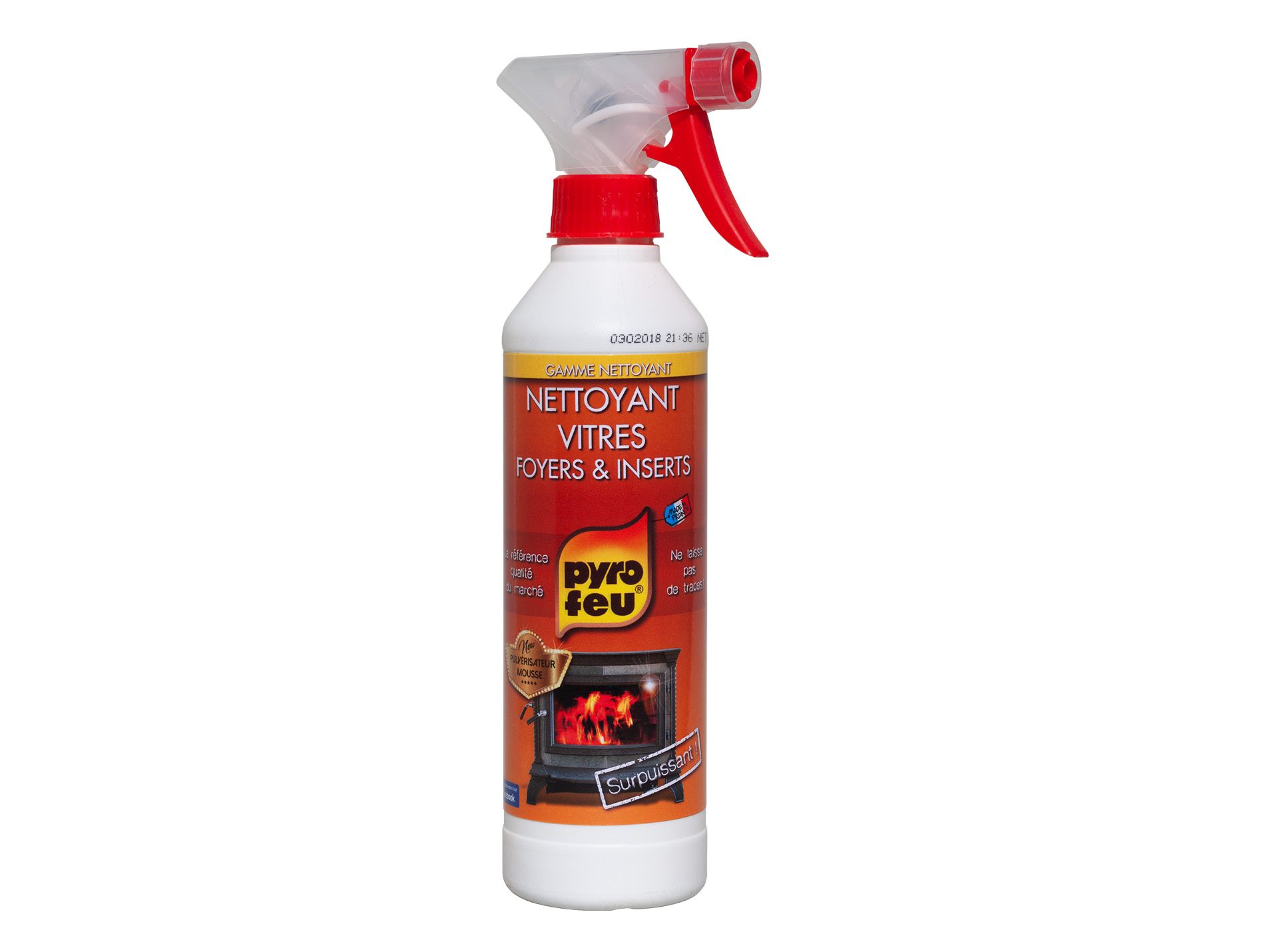 Nettoyant vitres PYROFEU pour poêle 500ml