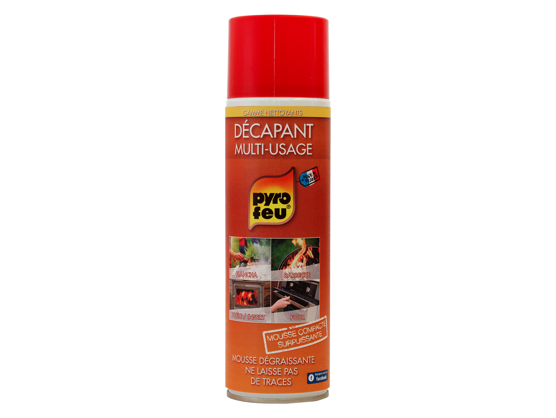 Décapant PYROFEU multi-usages en aérosol 500ml