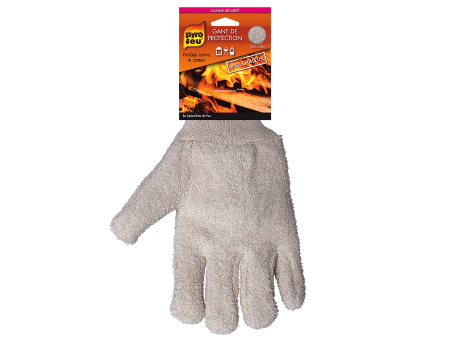 Gant PYROFEU en coton anti-chaleur