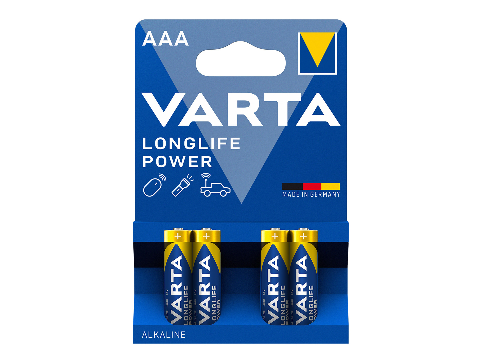 Pile alcaline longlife Power LR03-AAA VARTA x4