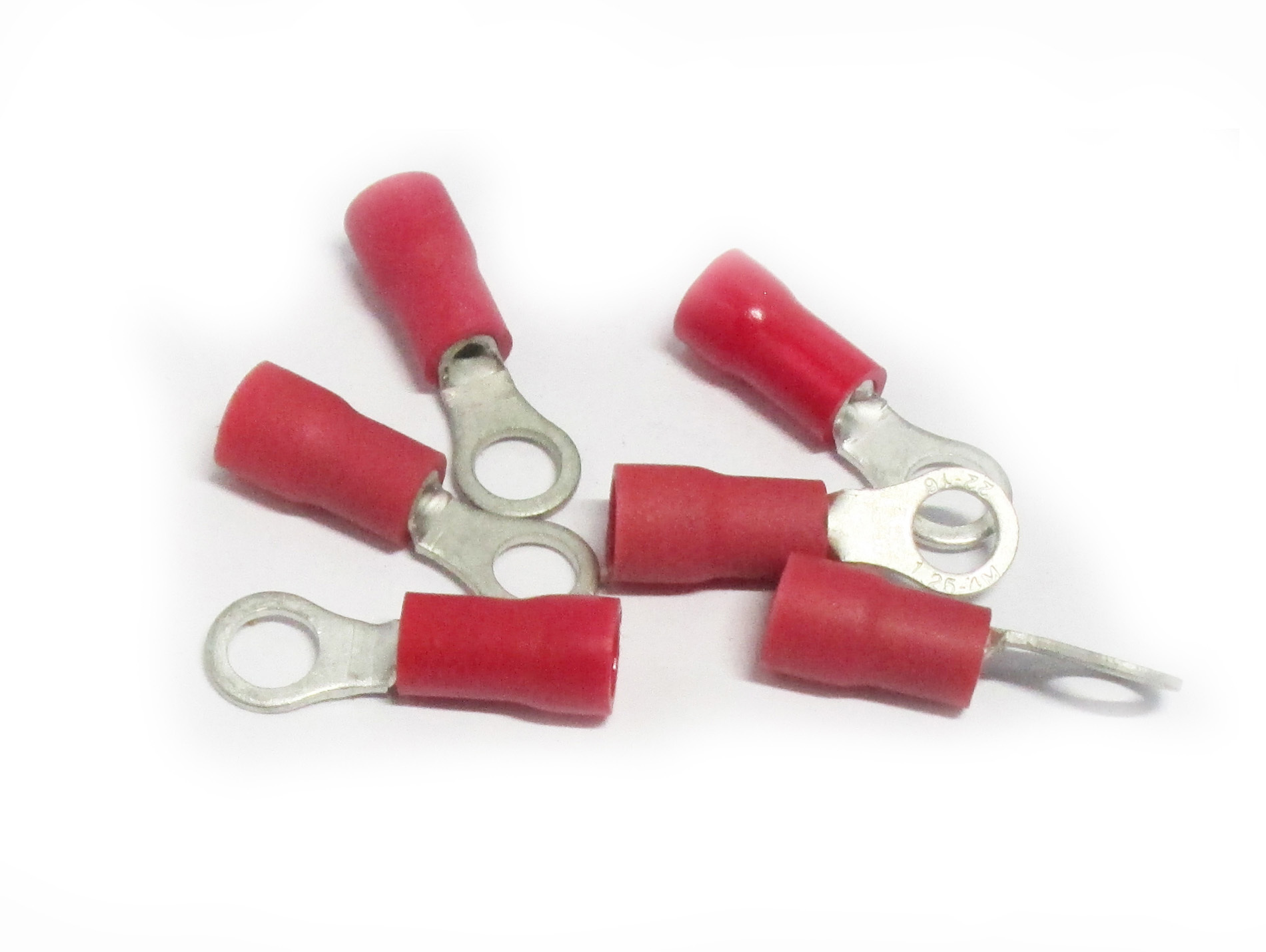 Cosse électrique oeil 3mm rouge x20