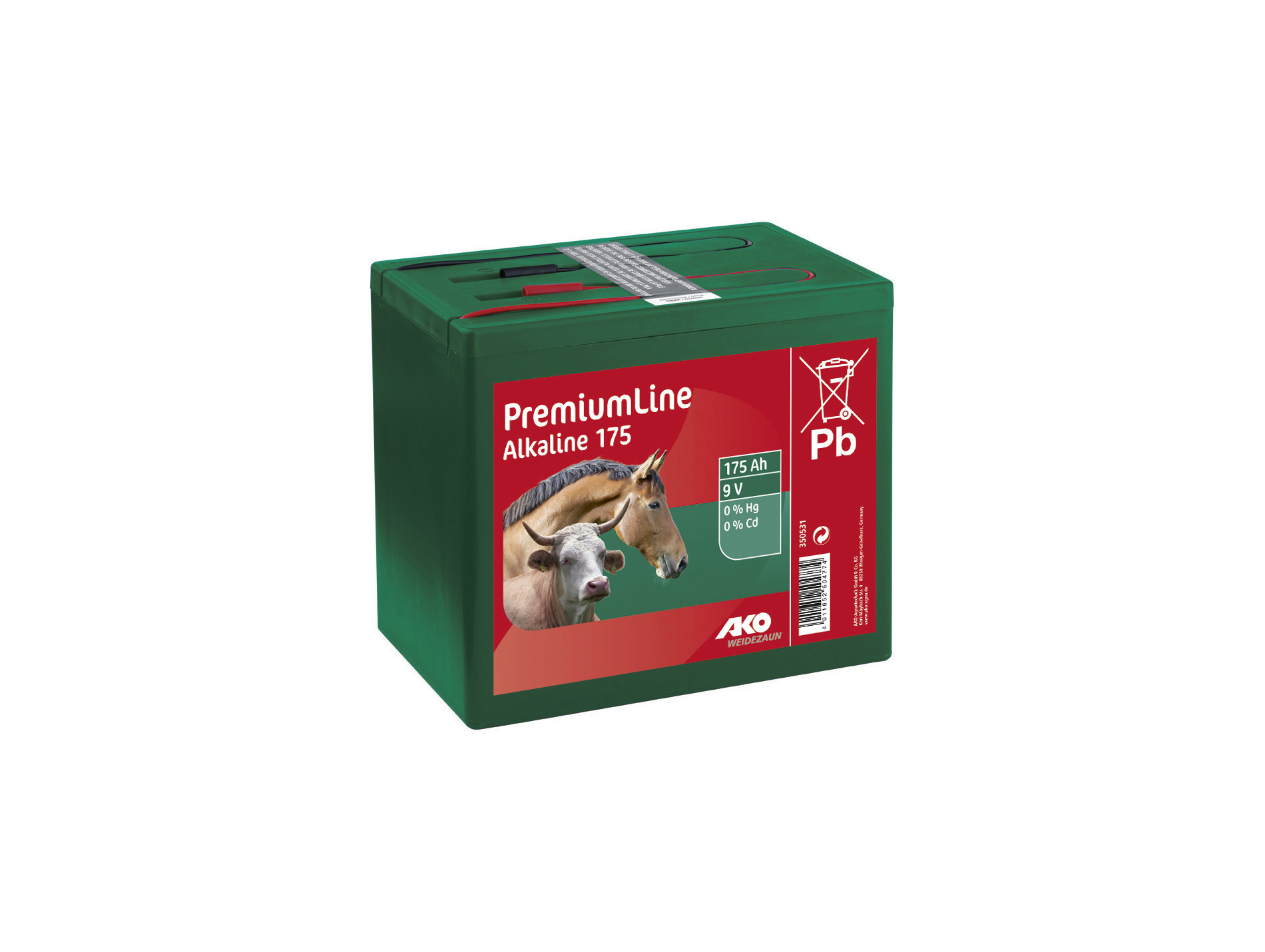 Pile cloture AKO 9V 175AH alcaline