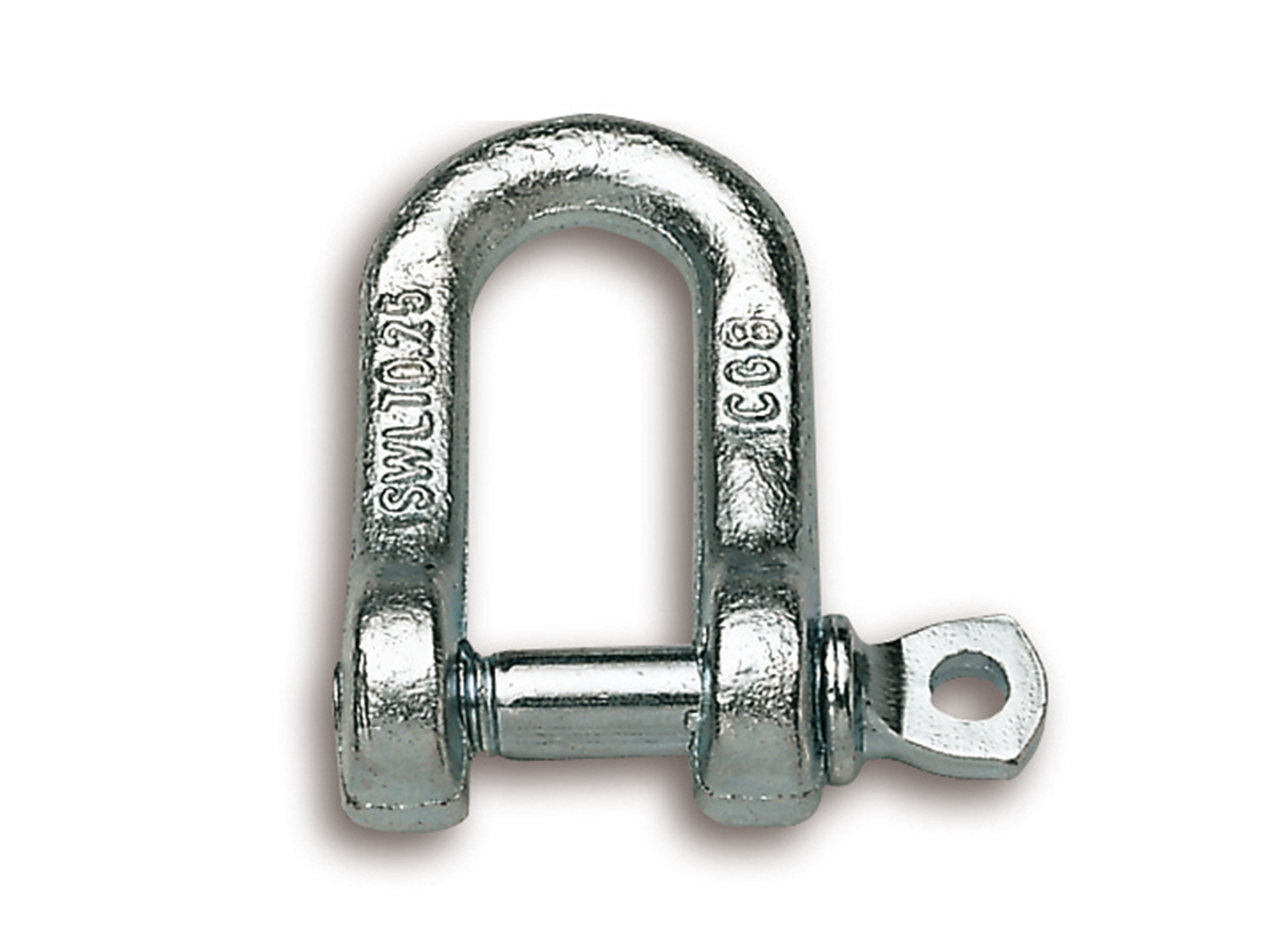 Manille droite acier zingué axe 11mm