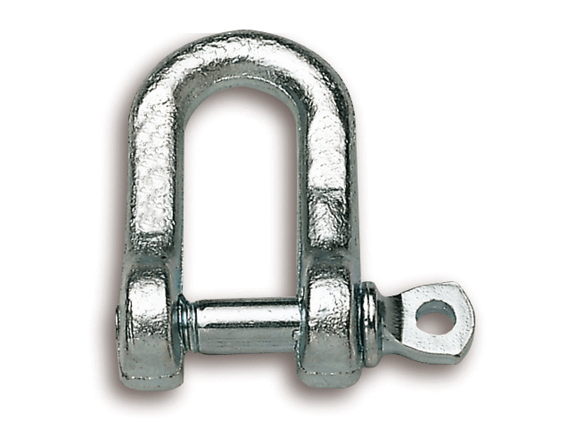 Manille droite acier zingué axe 9mm