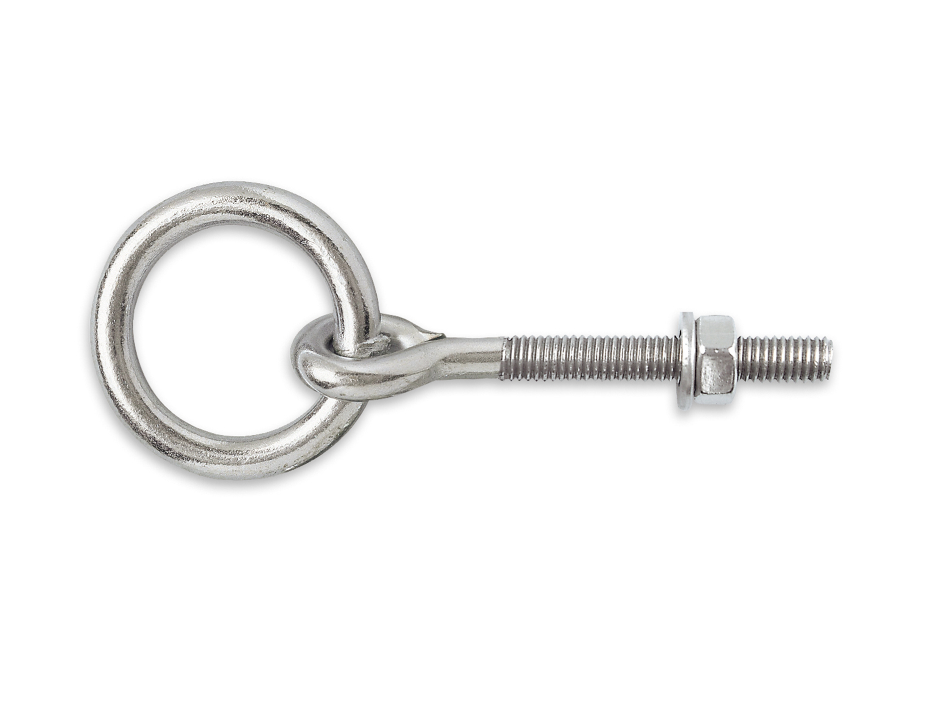 Anneau d'écurie acier zingué Ø50mm L.80mm