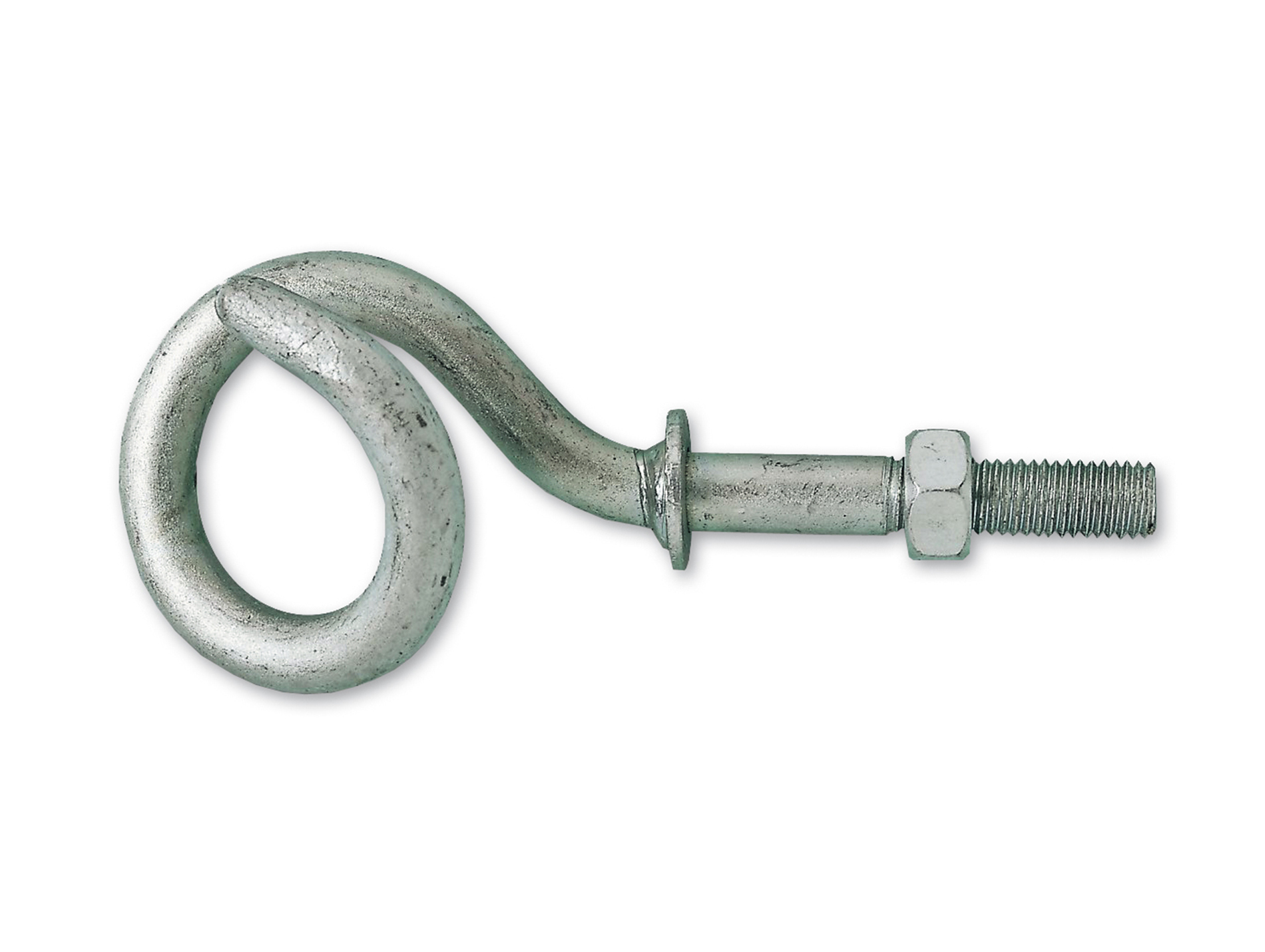 Crochet de gymnase à écrous acier zingué Ø12mm L.155mm