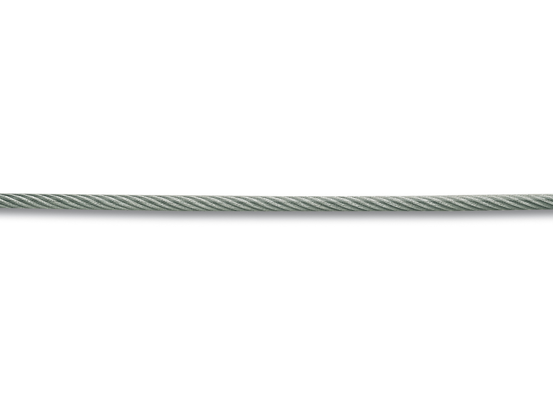 Câble gainé pvc acier galvanisé 159Kg Ø4,5mm - au mètre