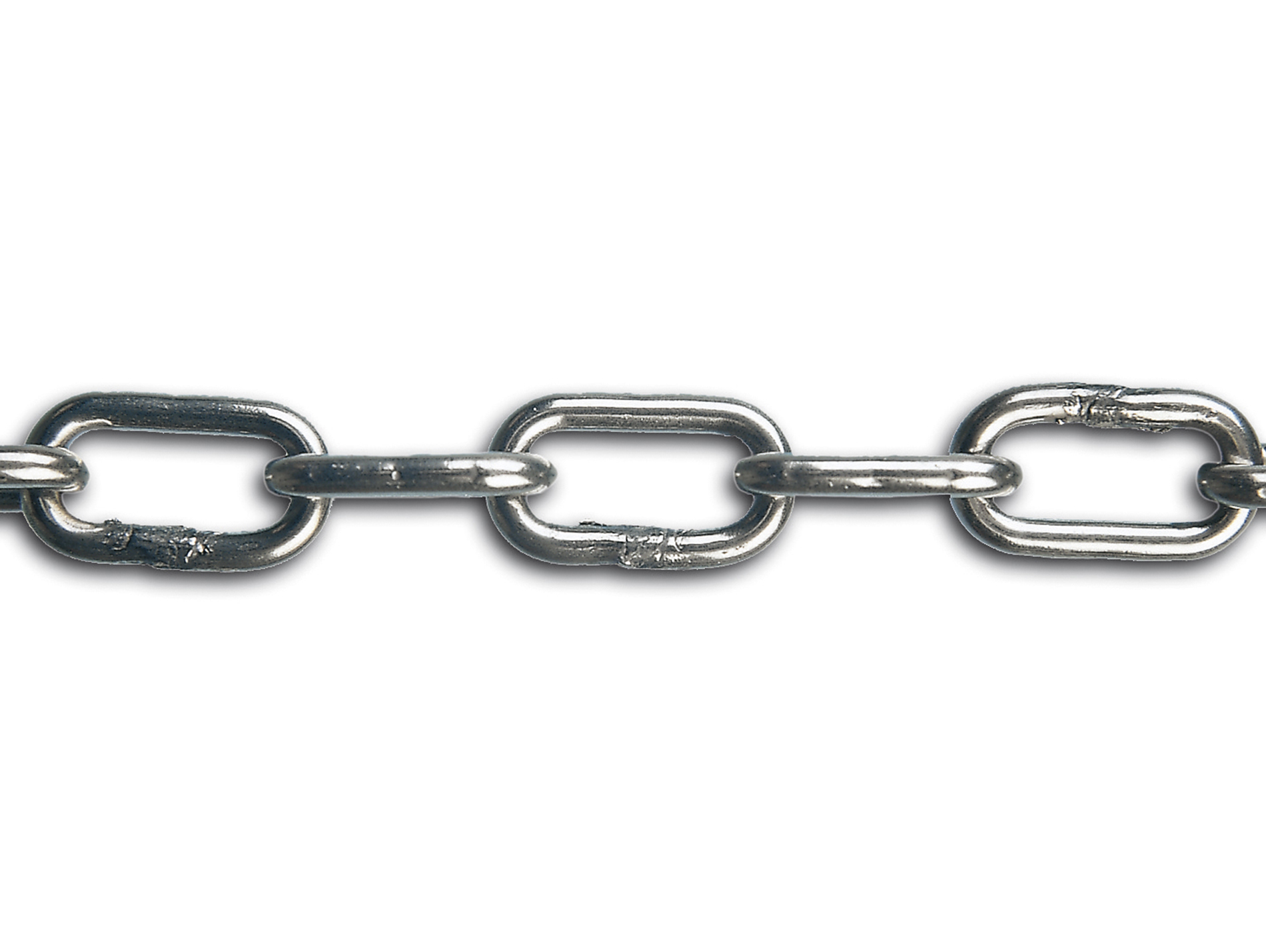 Chaîne soudée maille courte inox Ø3mm - au mètre