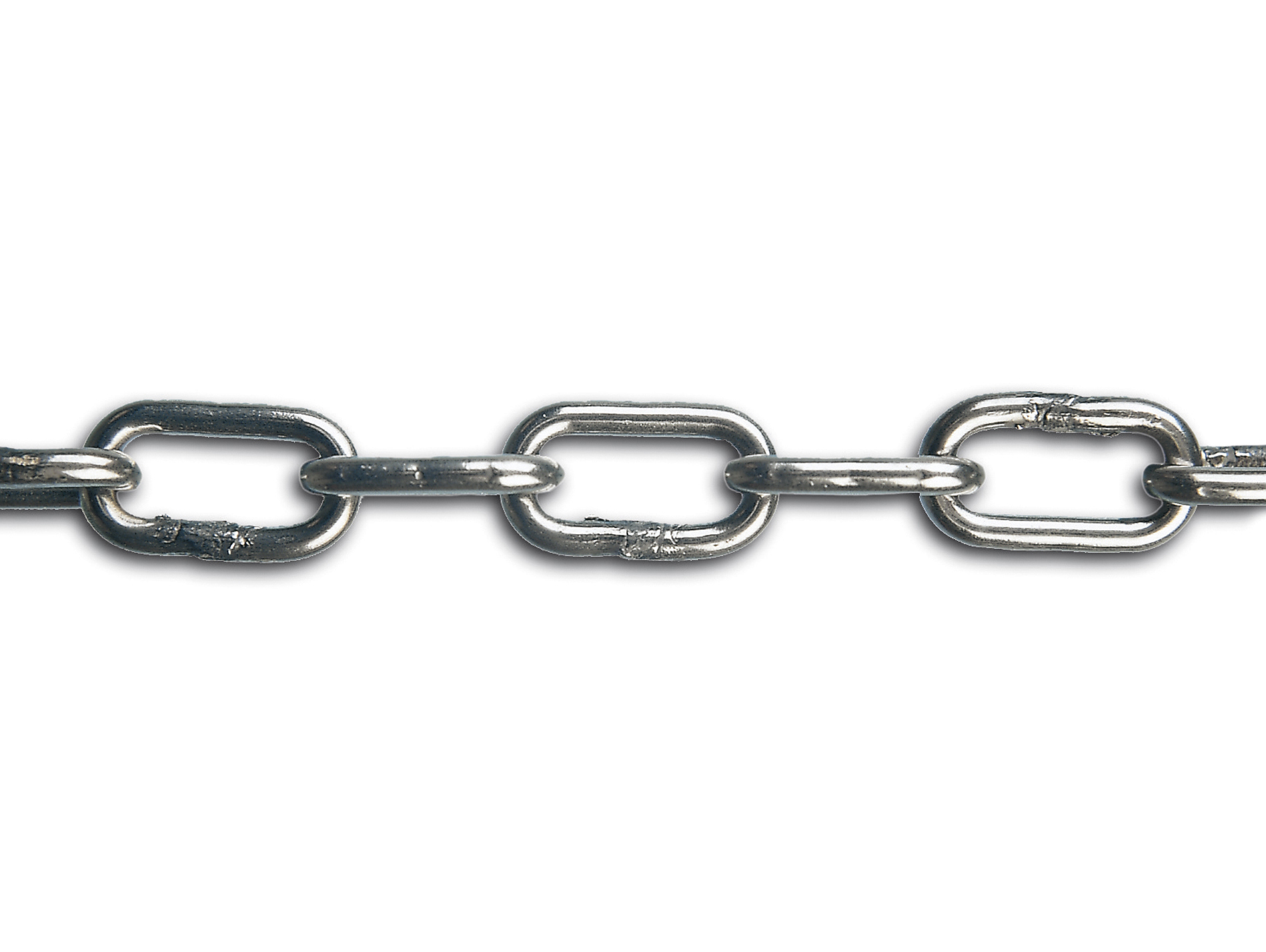 Chaîne soudée maille courte inox Ø4mm - au mètre