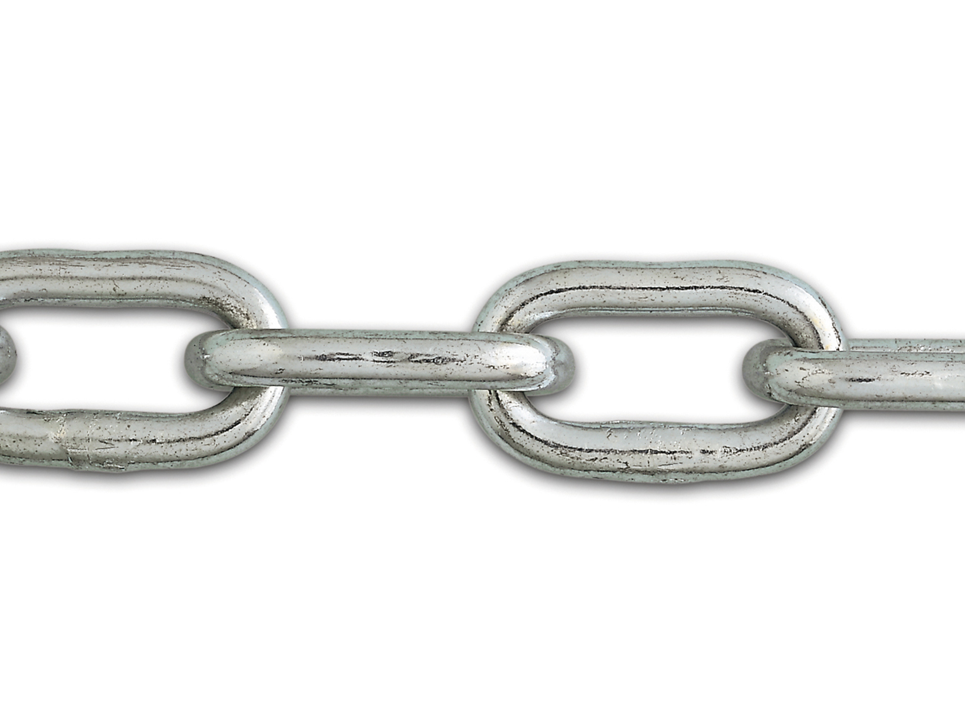 Chaîne soudée maille courte acier zingué Ø2,5mm - au mètre