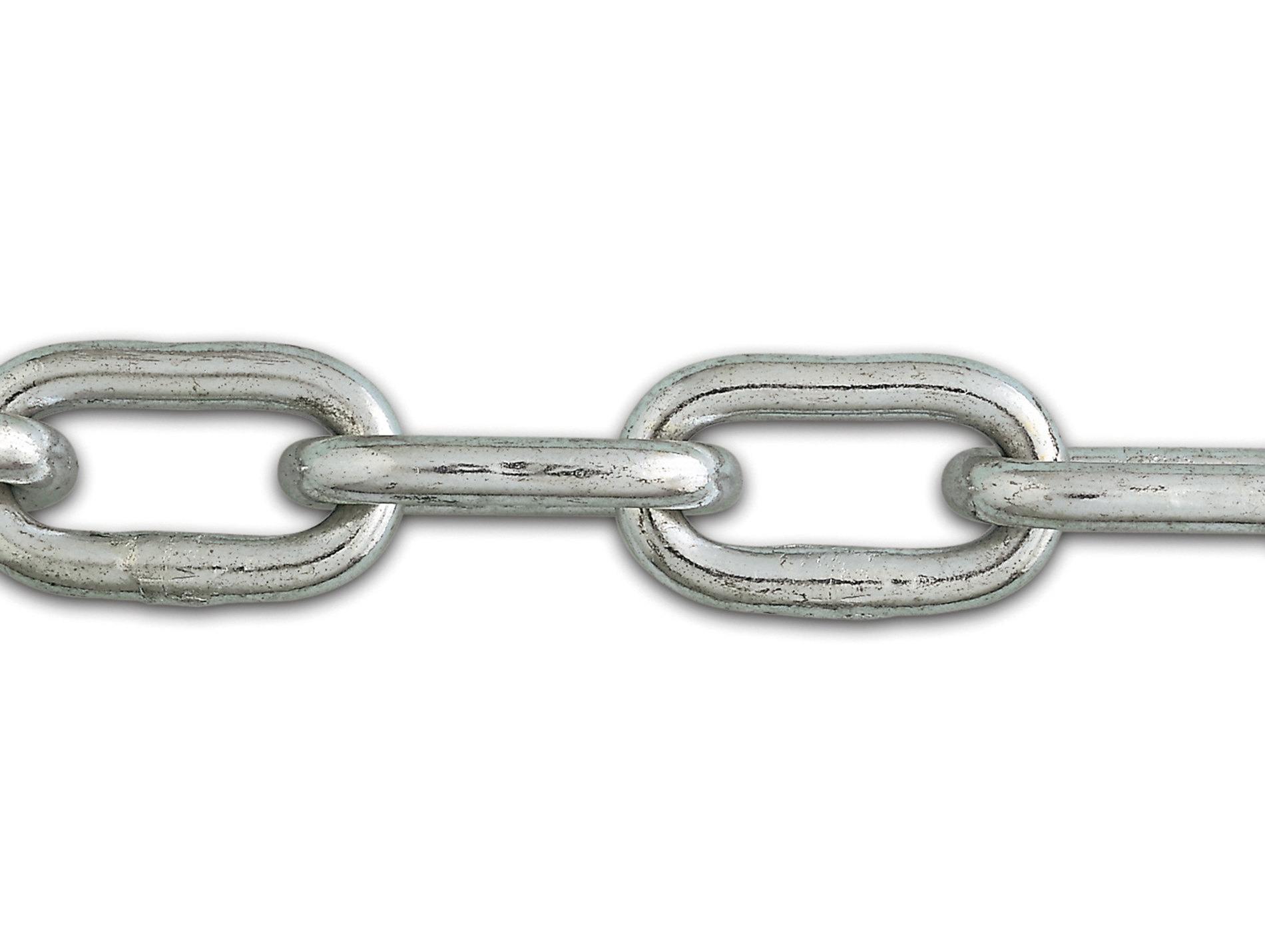 Chaîne soudée maille courte acier zingue Ø3mm - au mètre