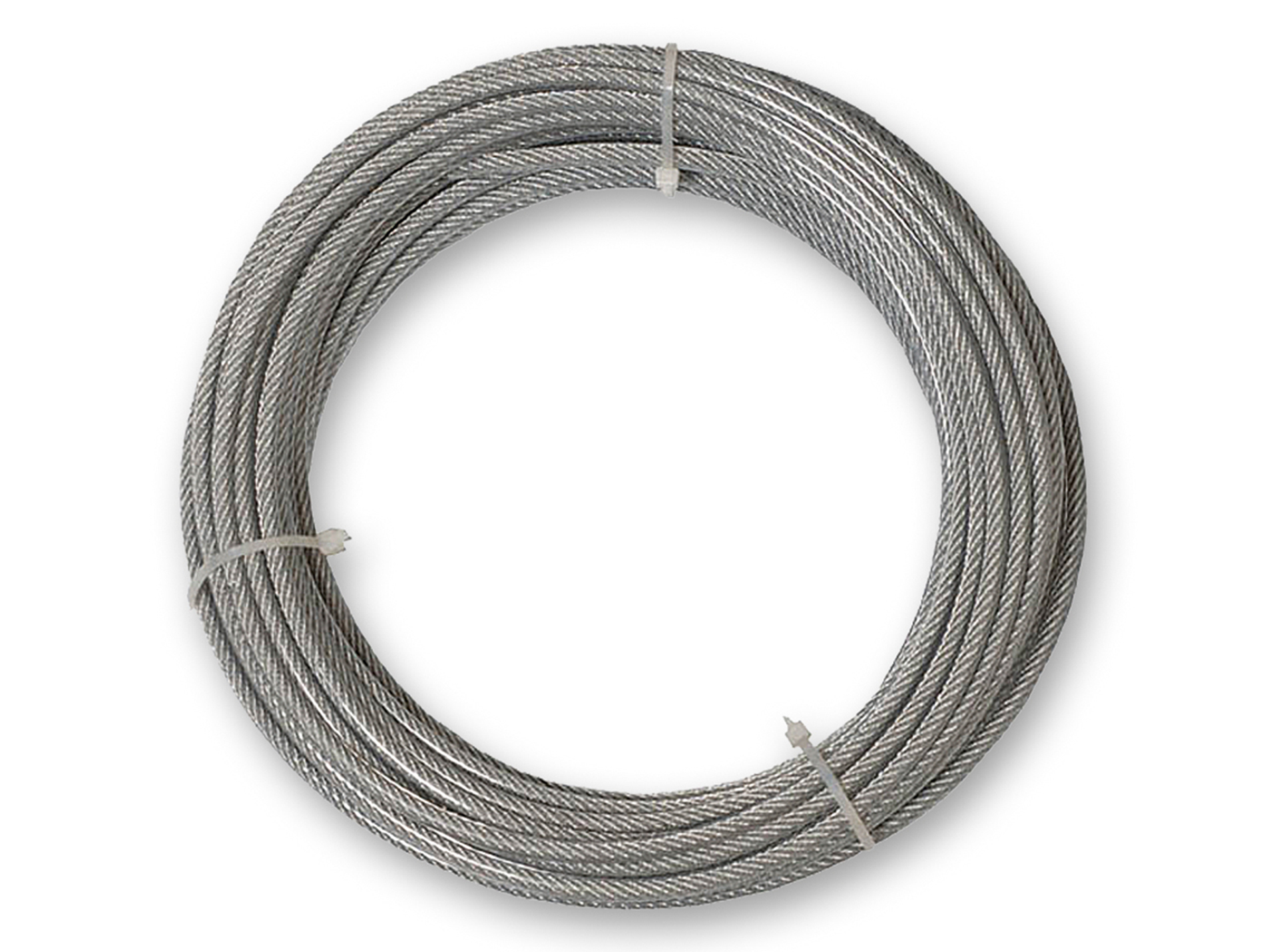 Câble en acier galvanisé avec gaine pvc 97Kg Ø3,4mm L.10m