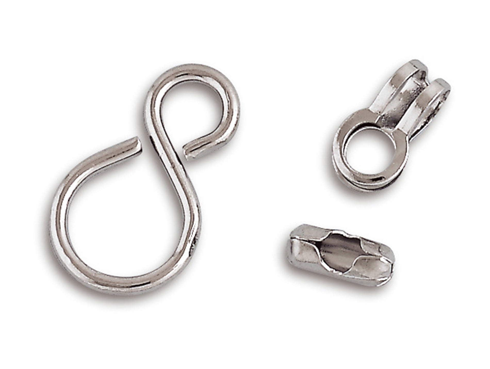 Accessoires chaîne boule Ø2,5/3,2mm laiton chromé x5