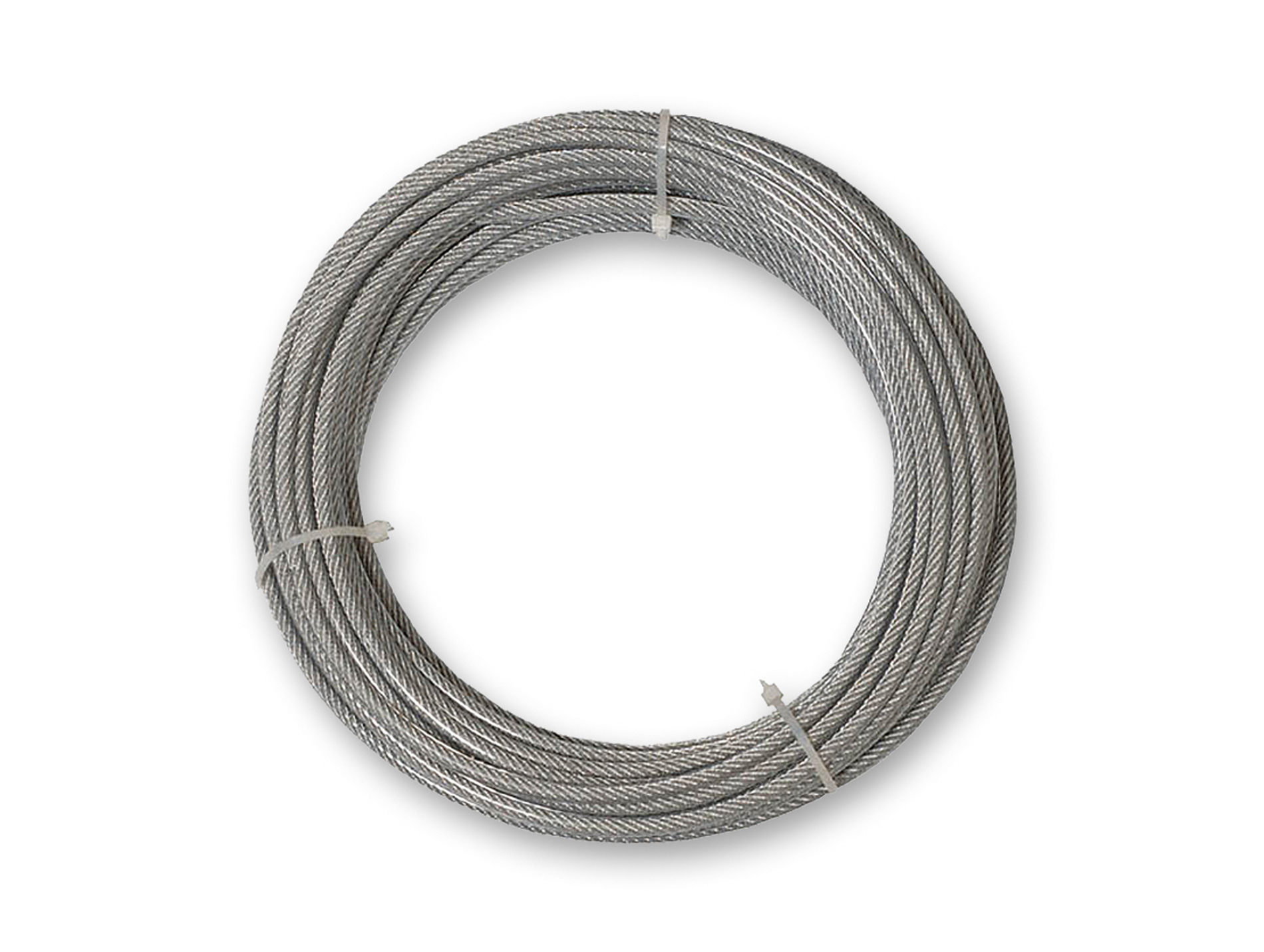 Câble en acier galvanisé avec gaine pvc 97Kg Ø3,5mm L.10m