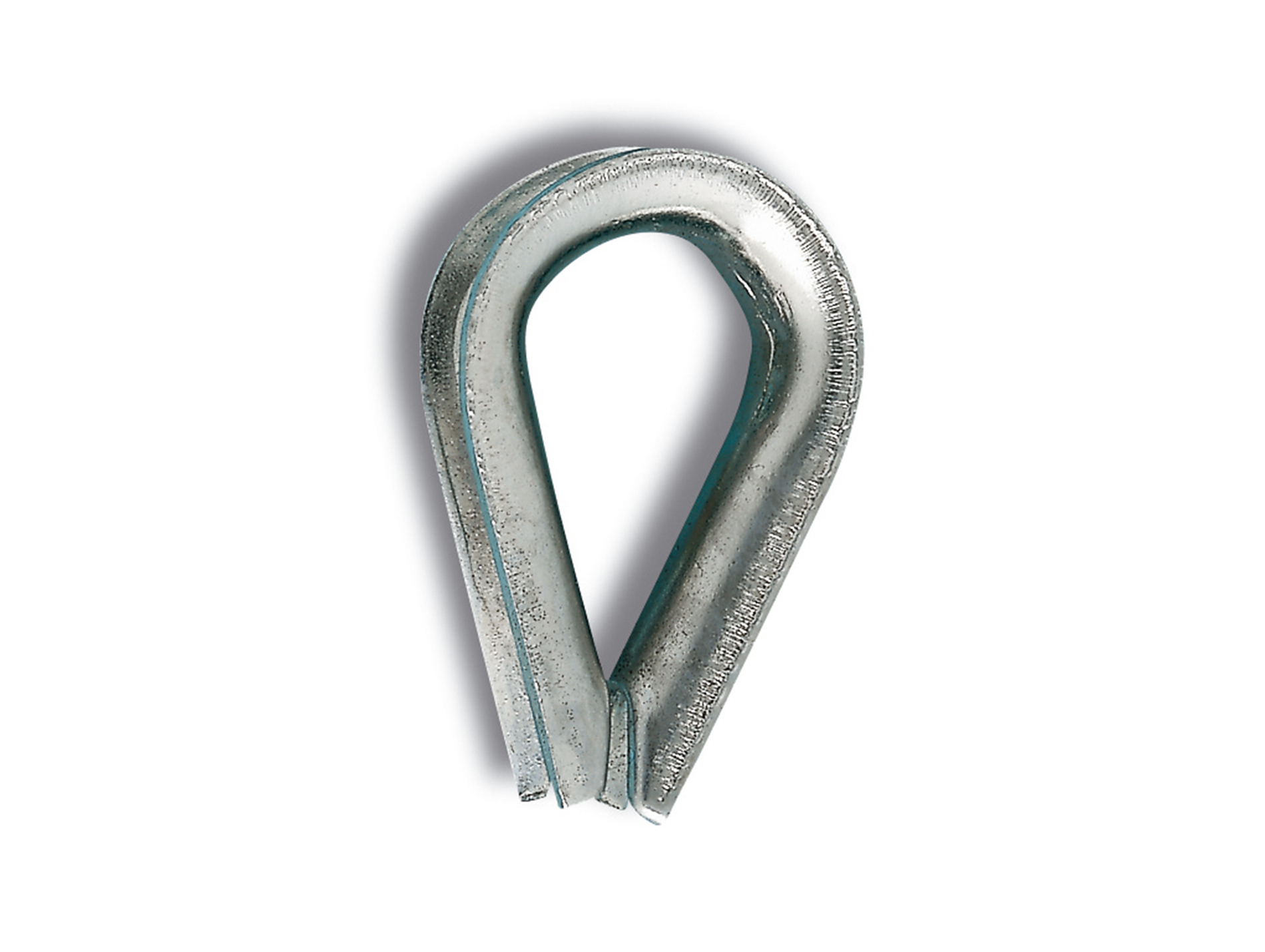 Cosse-coeur acier zingué pour câble Ø3mm x2