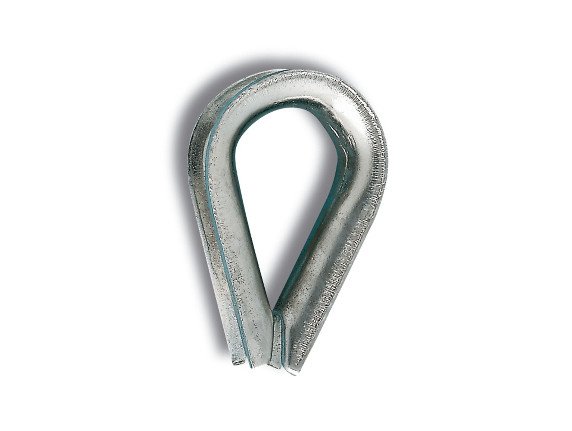 Cosse-coeur acier zingué pour câble Ø4mm x2