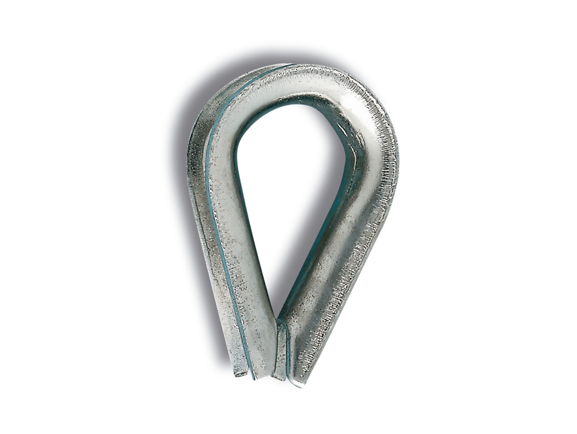 Cosse-coeur acier zingué pour câble Ø7mm x2