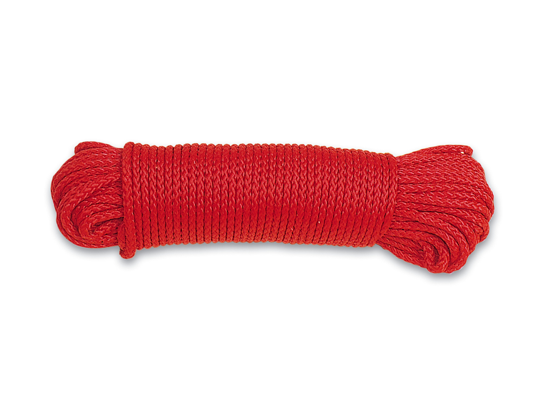 Corde tressée polypropylène Ø2,8mm 20m rouge