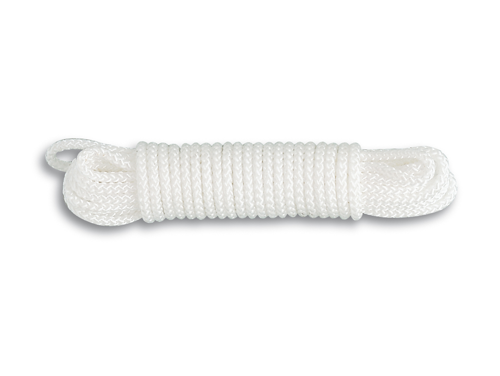 Corde tressée polypropylène Ø4mm L.20m blanc